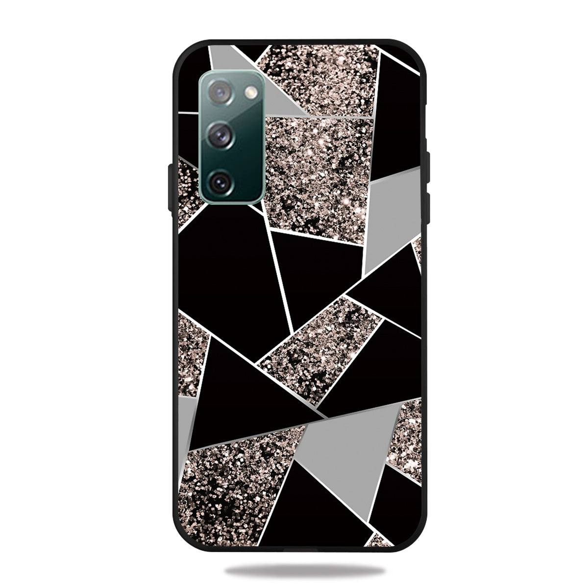 Matte Black TPU Case for Samsung Galaxy S20 FE/S20 FE 5G/S20 Lite/S20 FE 2022 Fashion Marble Texture - Style J