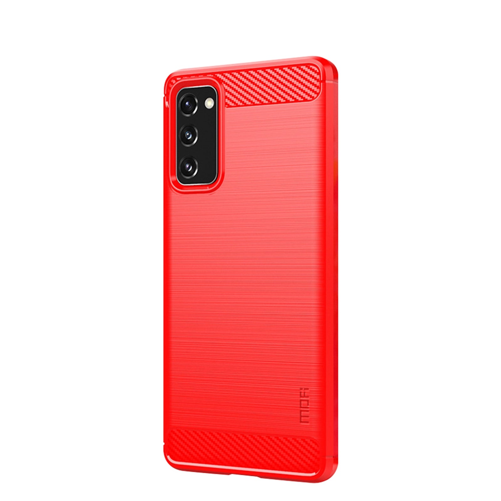 MOFI Soft TPU Back Case for Samsung Galaxy S20 FE/S20 FE 5G/S20 Lite/S20 FE 2022 - Red