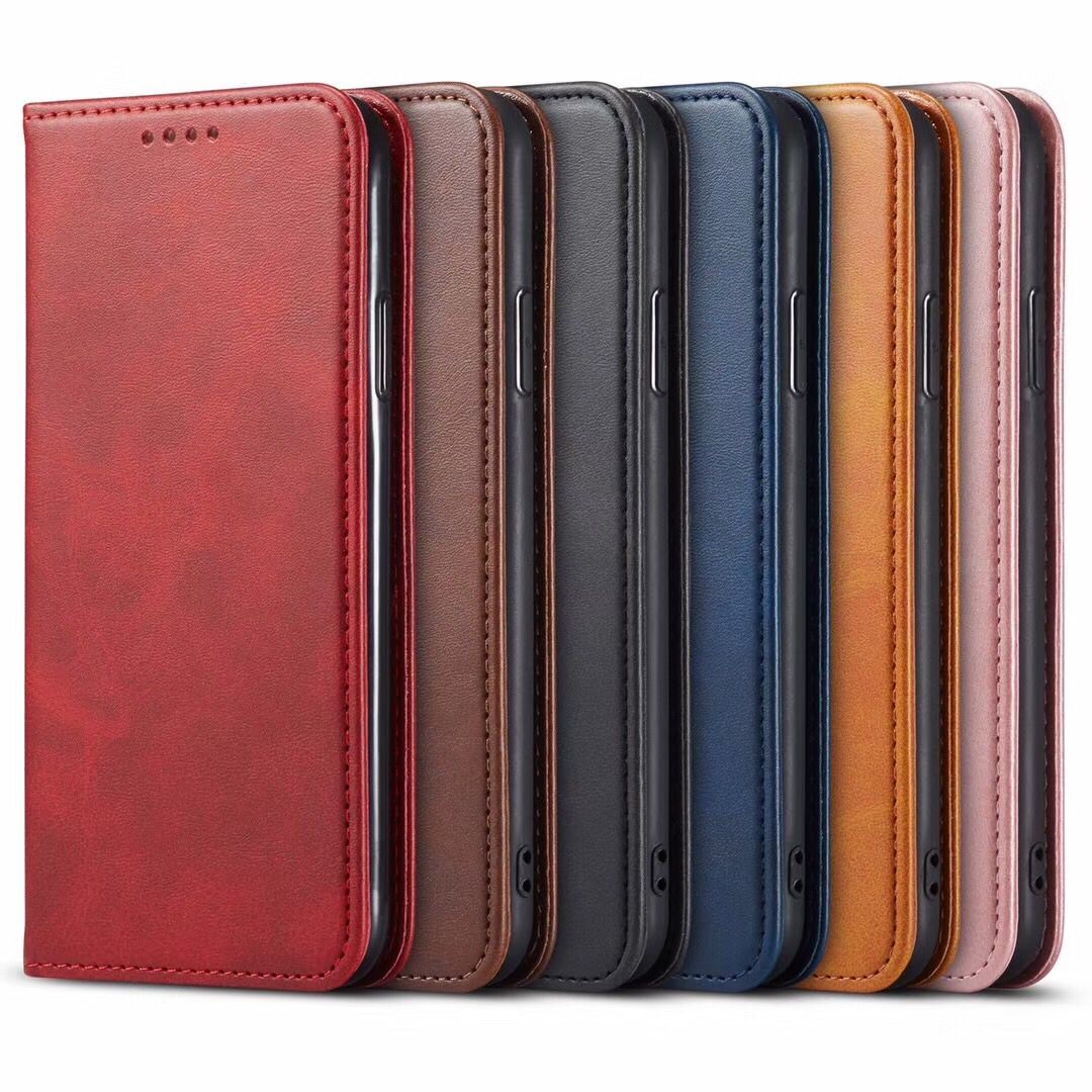 Business Style Strong Magnet Phone Wallet PU Leather Cover Shell for Samsung Galaxy S20 FE/S20 Fan Edition/S20 FE 5G/S20 Fan Edition 5G/S20 Lite - Rose Gold