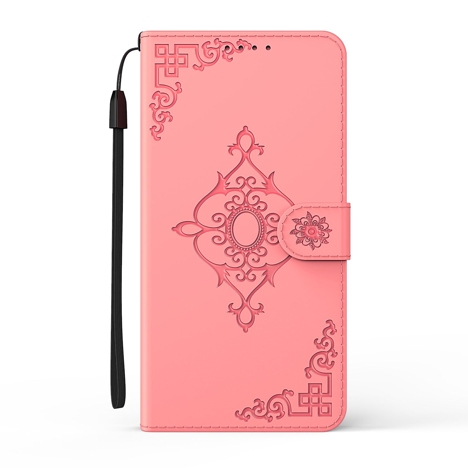 Symmetrical Pattern Imprinting Wallet Leather Phone Stand Protector for Samsung Galaxy S20 FE/S20 Fan Edition/S20 FE 5G/S20 Fan Edition 5G - Pink