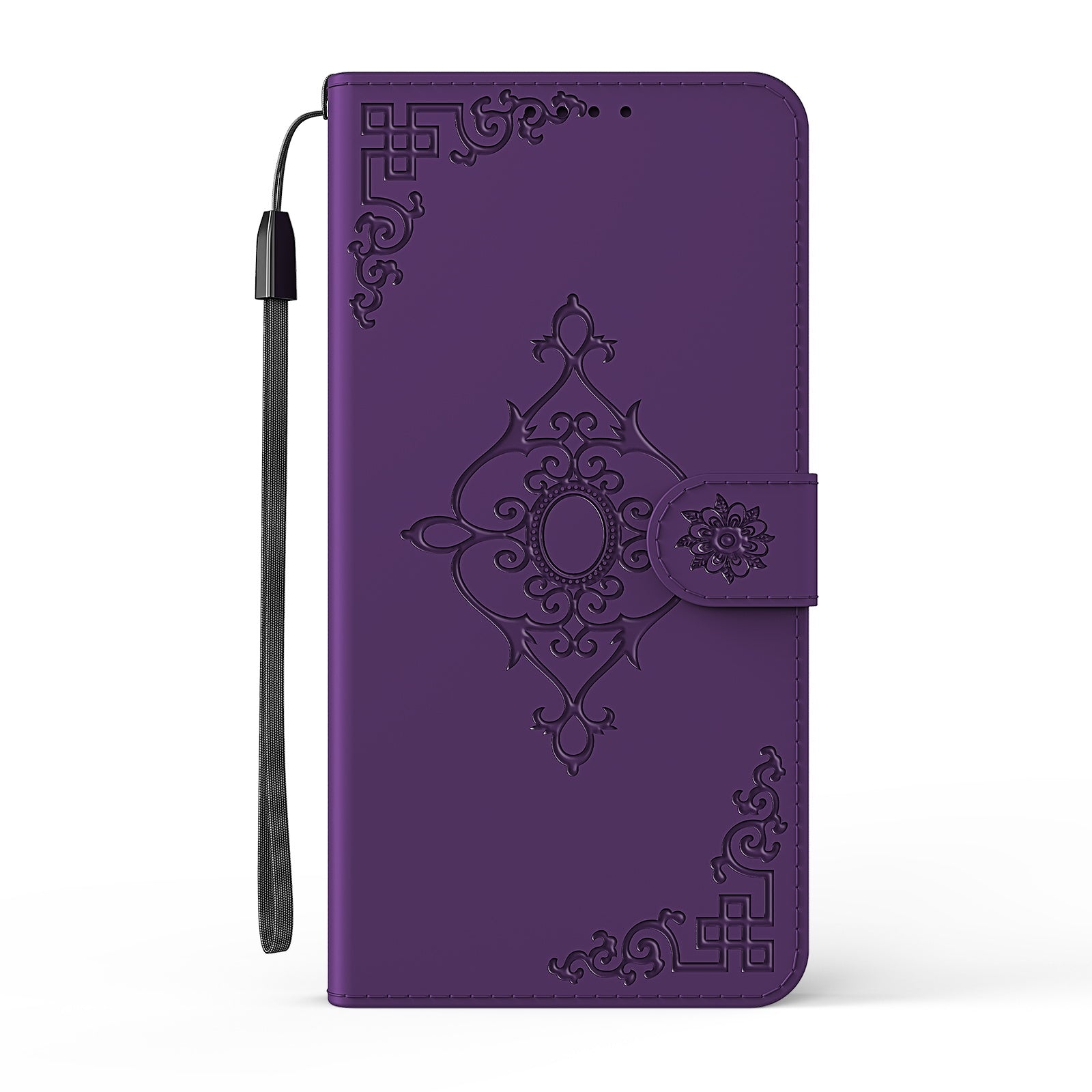 Symmetrical Pattern Imprinting Wallet Leather Phone Stand Protector for Samsung Galaxy S20 FE/S20 Fan Edition/S20 FE 5G/S20 Fan Edition 5G - Purple