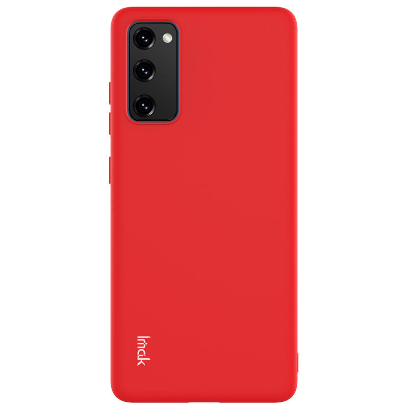 IMAK UC-2 Series Colorful Soft TPU Phone Cover for Samsung Galaxy S20 FE/S20 FE 5G/S20 Lite/S20 FE 2022 - Red