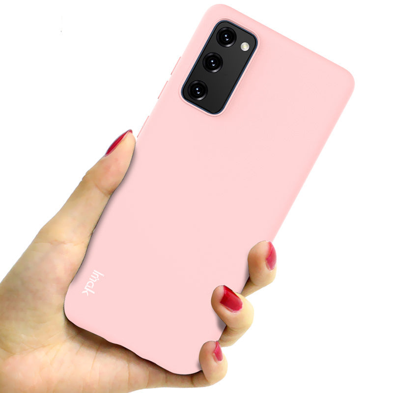 IMAK UC-2 Series Colorful Soft TPU Phone Cover for Samsung Galaxy S20 FE/S20 FE 5G/S20 Lite/S20 FE 2022 - Pink