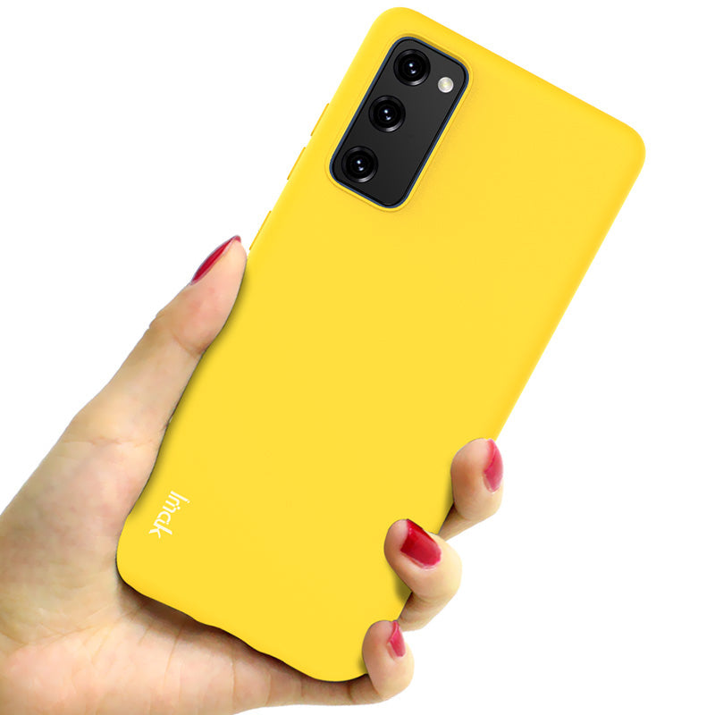 IMAK UC-2 Series Colorful Soft TPU Phone Cover for Samsung Galaxy S20 FE/S20 FE 5G/S20 Lite/S20 FE 2022 - Yellow