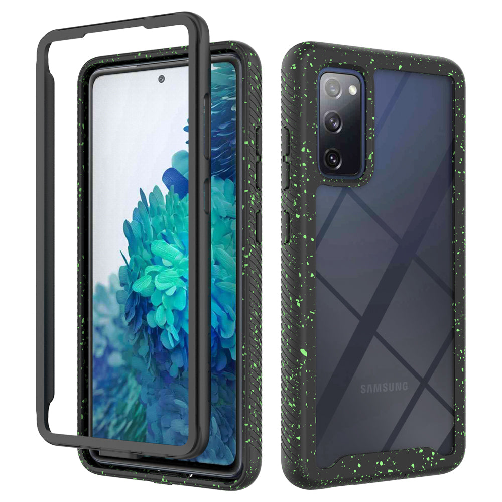 Shockproof Phone Protector Starry Sky with Color Spots for Samsung Galaxy S20 FE/S20 Fan Edition/S20 FE 5G/S20 Fan Edition 5G/S20 Lite - Black