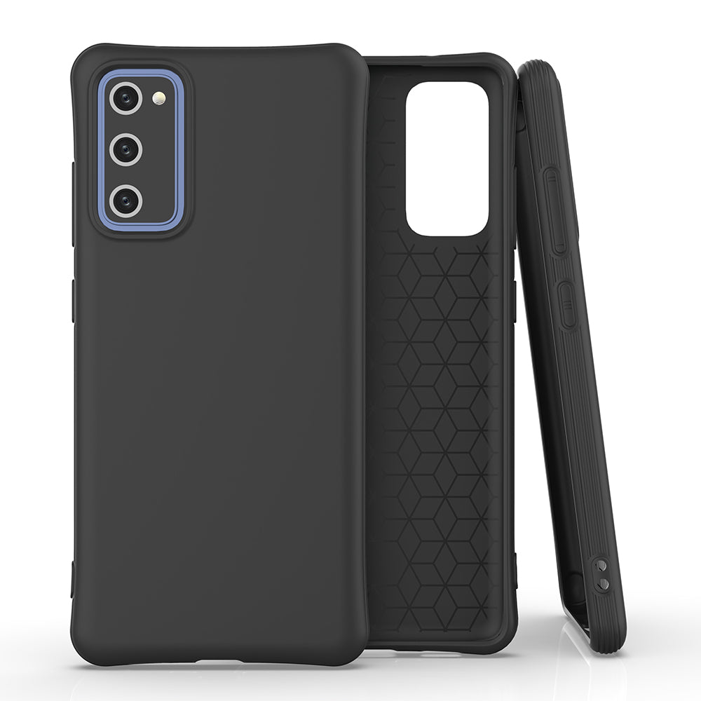 Solid Color Matte TPU Case for Samsung Galaxy S20 FE/S20 FE 5G/S20 Lite/S20 FE 2022 - Black