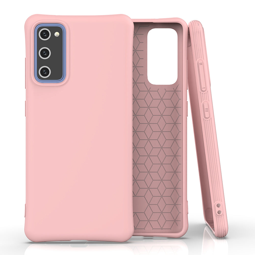 Solid Color Matte TPU Case for Samsung Galaxy S20 FE/S20 FE 5G/S20 Lite/S20 FE 2022 - Pink