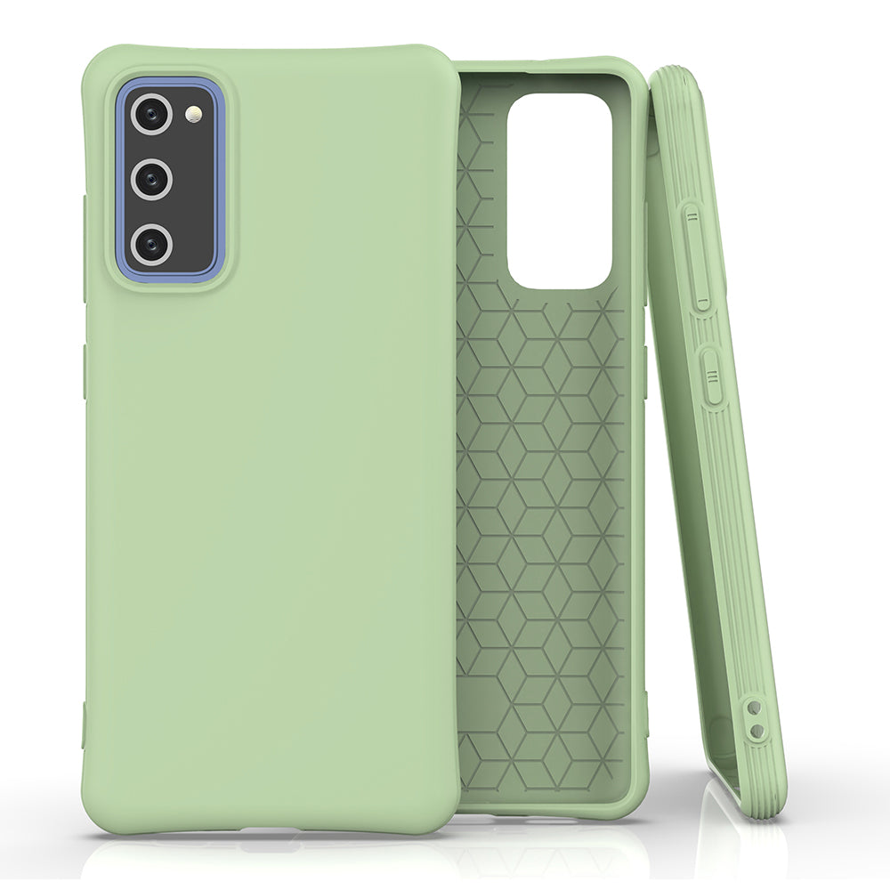 Solid Color Matte TPU Case for Samsung Galaxy S20 FE/S20 FE 5G/S20 Lite/S20 FE 2022 - Light Green