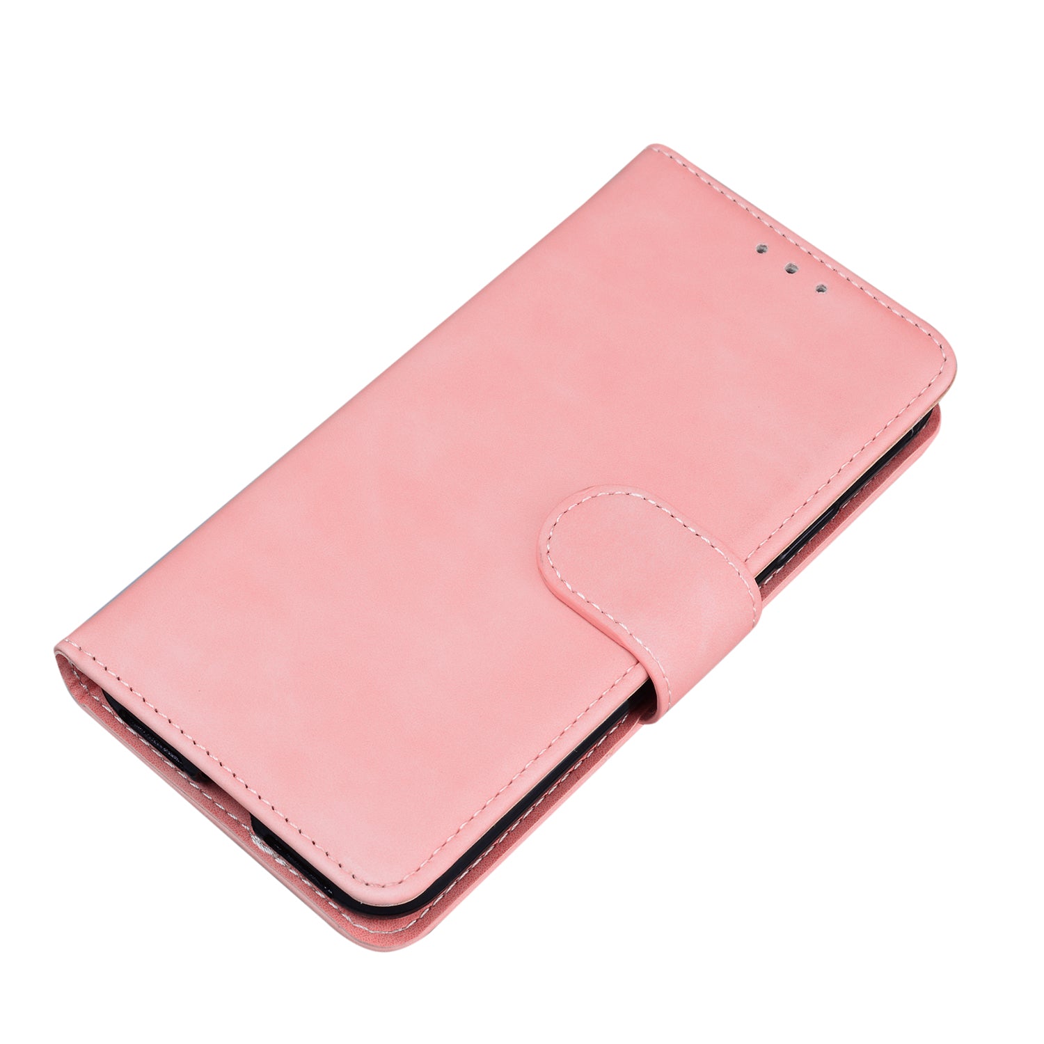 Wallet Stand Magnetic Clasp PU Leather Case for Samsung Galaxy S20 FE 4G/5G/2022/S20 Lite - Pink