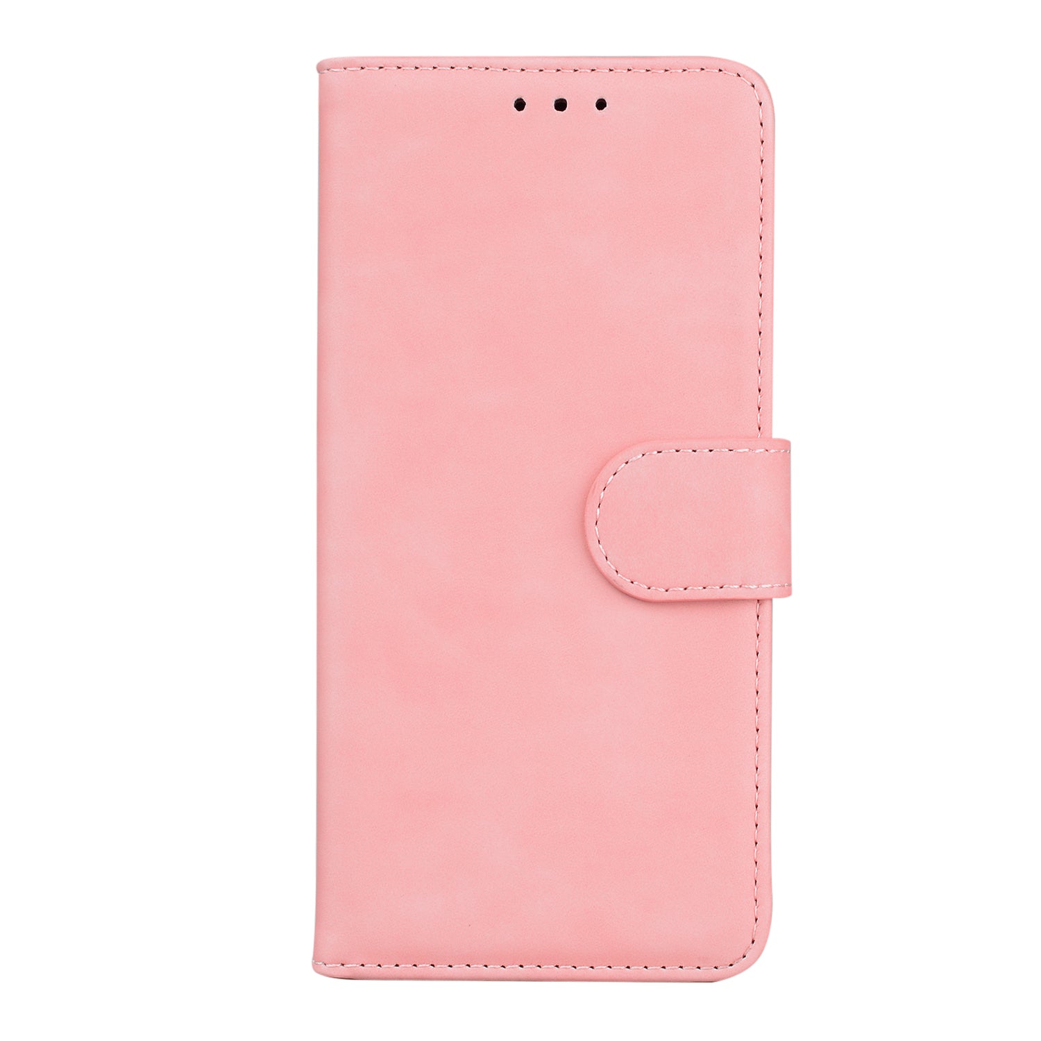 Wallet Stand Magnetic Clasp PU Leather Case for Samsung Galaxy S20 FE 4G/5G/2022/S20 Lite - Pink