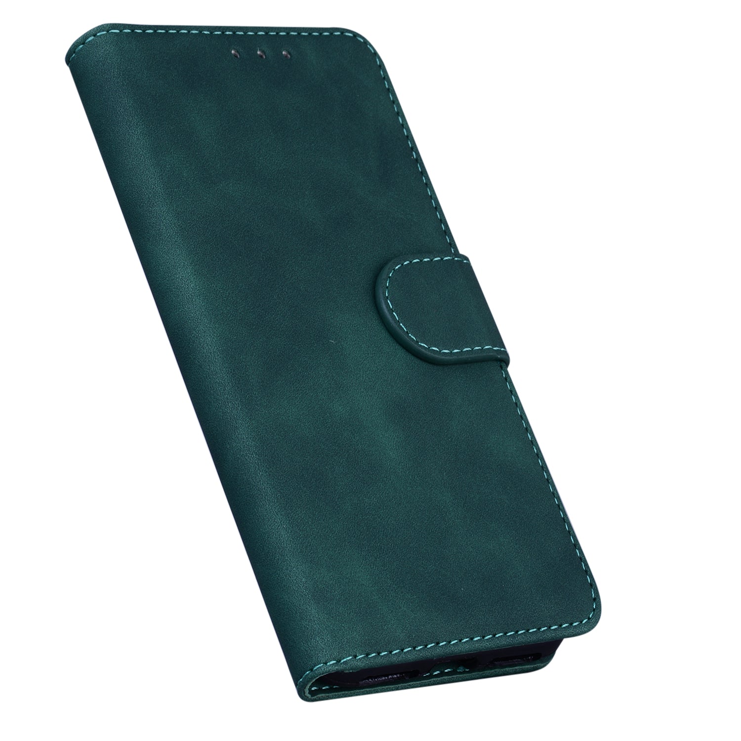 Wallet Stand Magnetic Clasp PU Leather Case for Samsung Galaxy S20 FE 4G/5G/2022/S20 Lite - Green