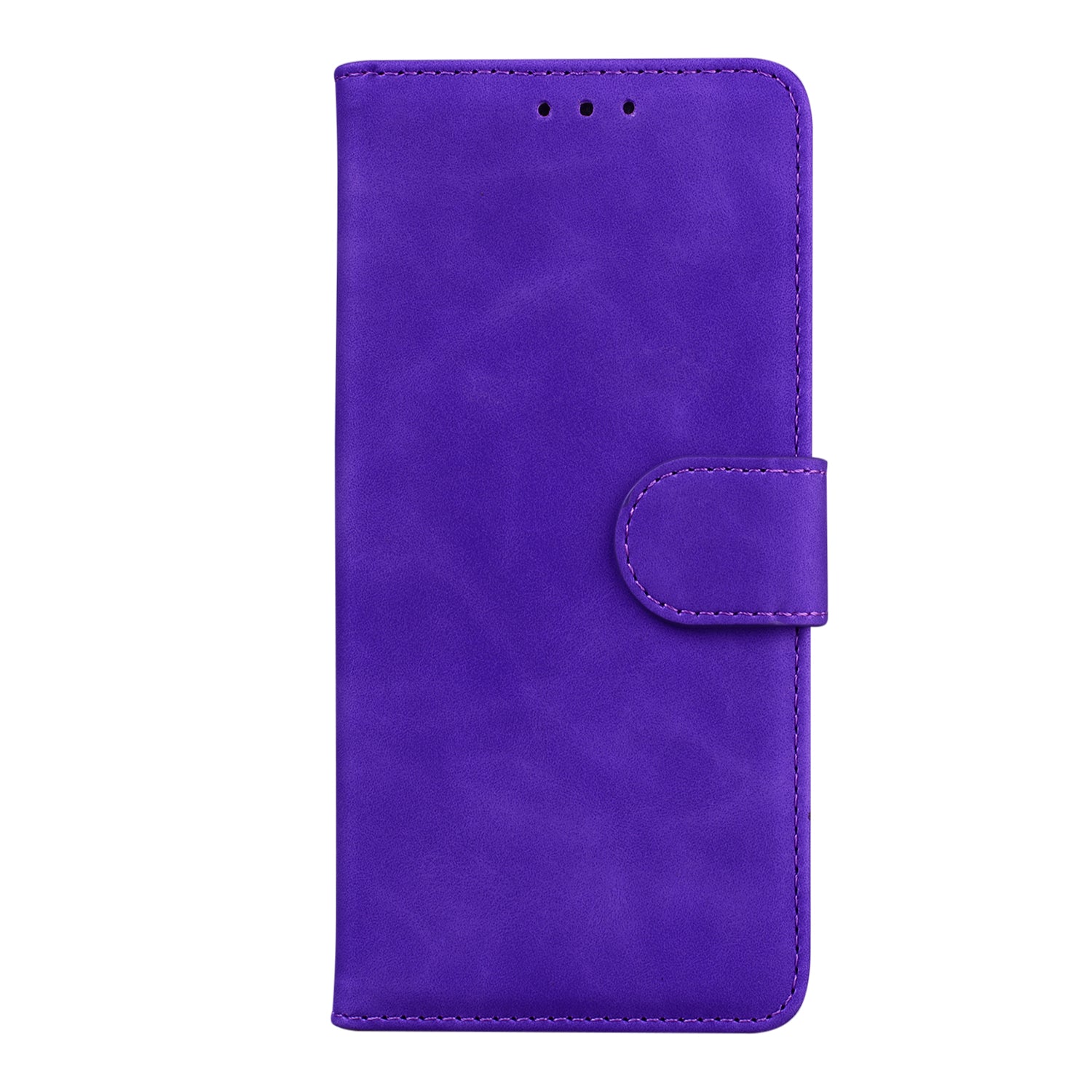 Wallet Stand Magnetic Clasp PU Leather Case for Samsung Galaxy S20 FE 4G/5G/2022/S20 Lite - Purple