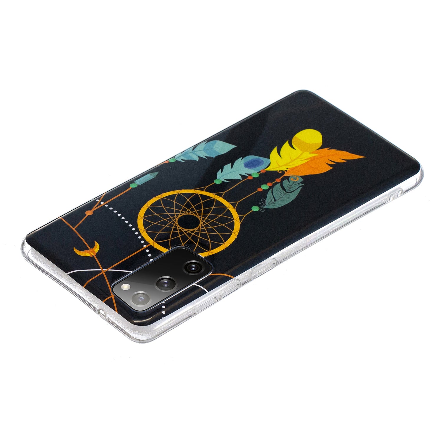 Noctilucent IMD TPU Phone Back Shell for Samsung Galaxy S20 FE 4G/5G/2022/S20 Lite - Dream Catcher