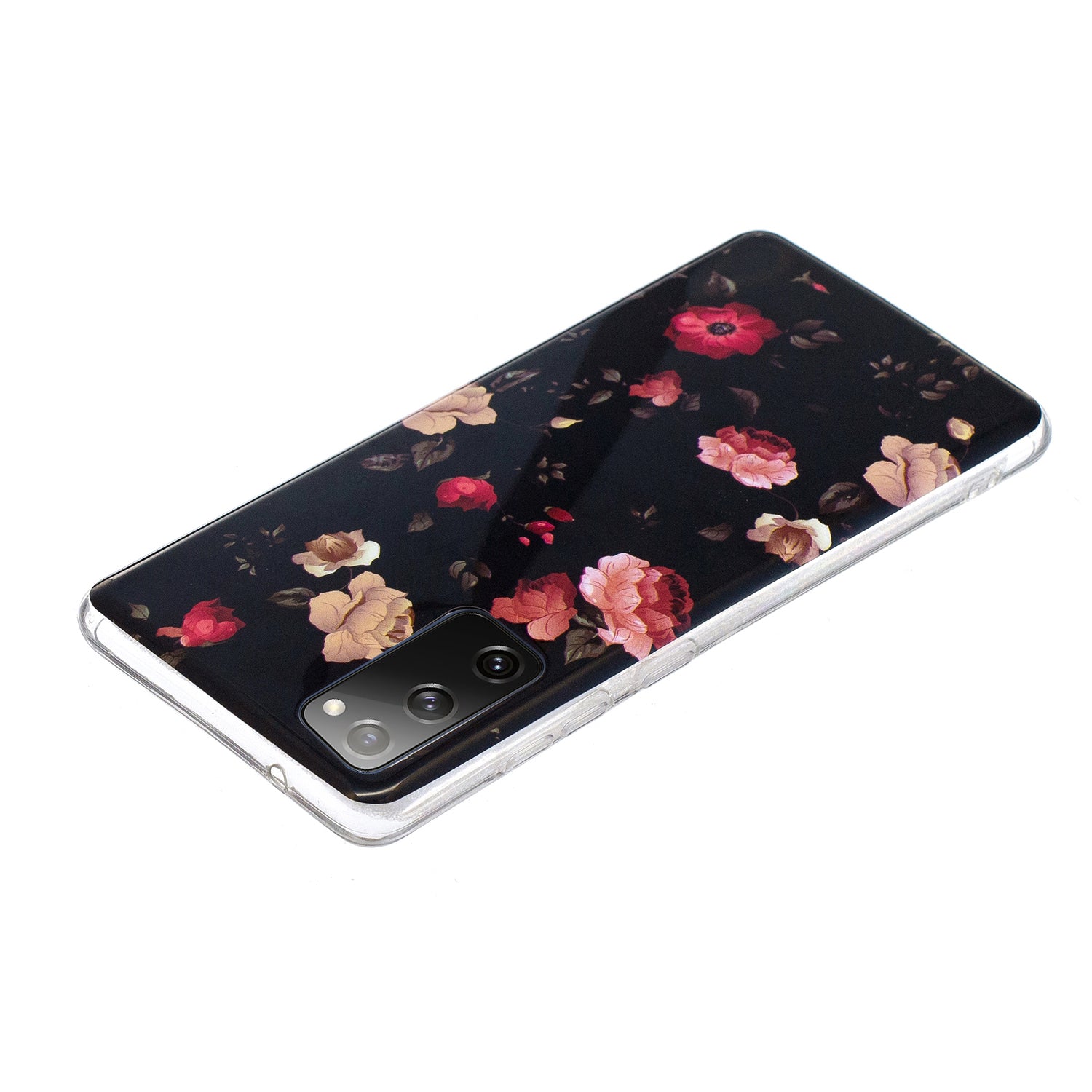 Noctilucent IMD TPU Phone Back Shell for Samsung Galaxy S20 FE 4G/5G/2022/S20 Lite - Beautiful Flower