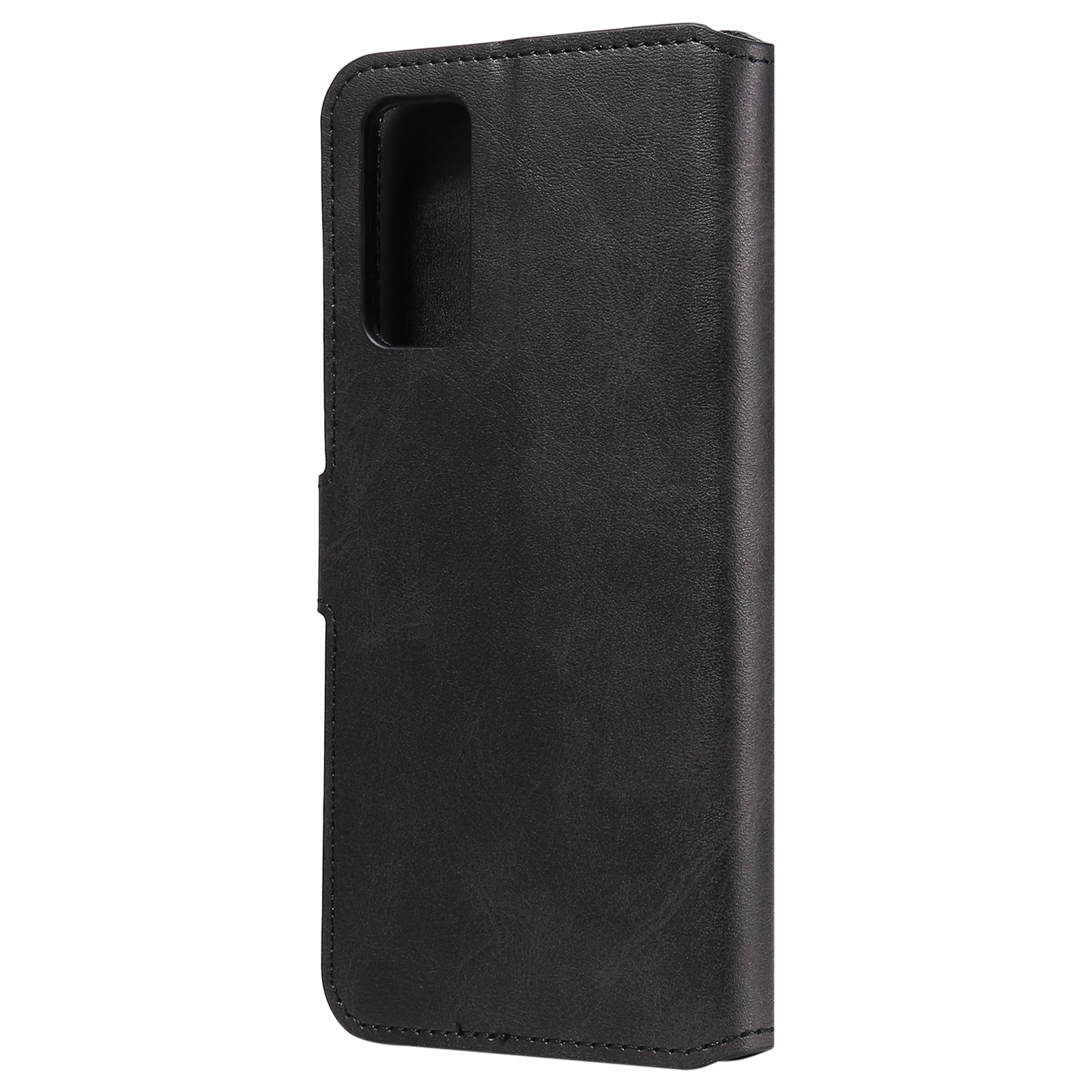 Wallet + Stand Classic Style Flip Leather Phone Case for Samsung Galaxy S20 FE 4G/5G/2022/S20 Lite - Black