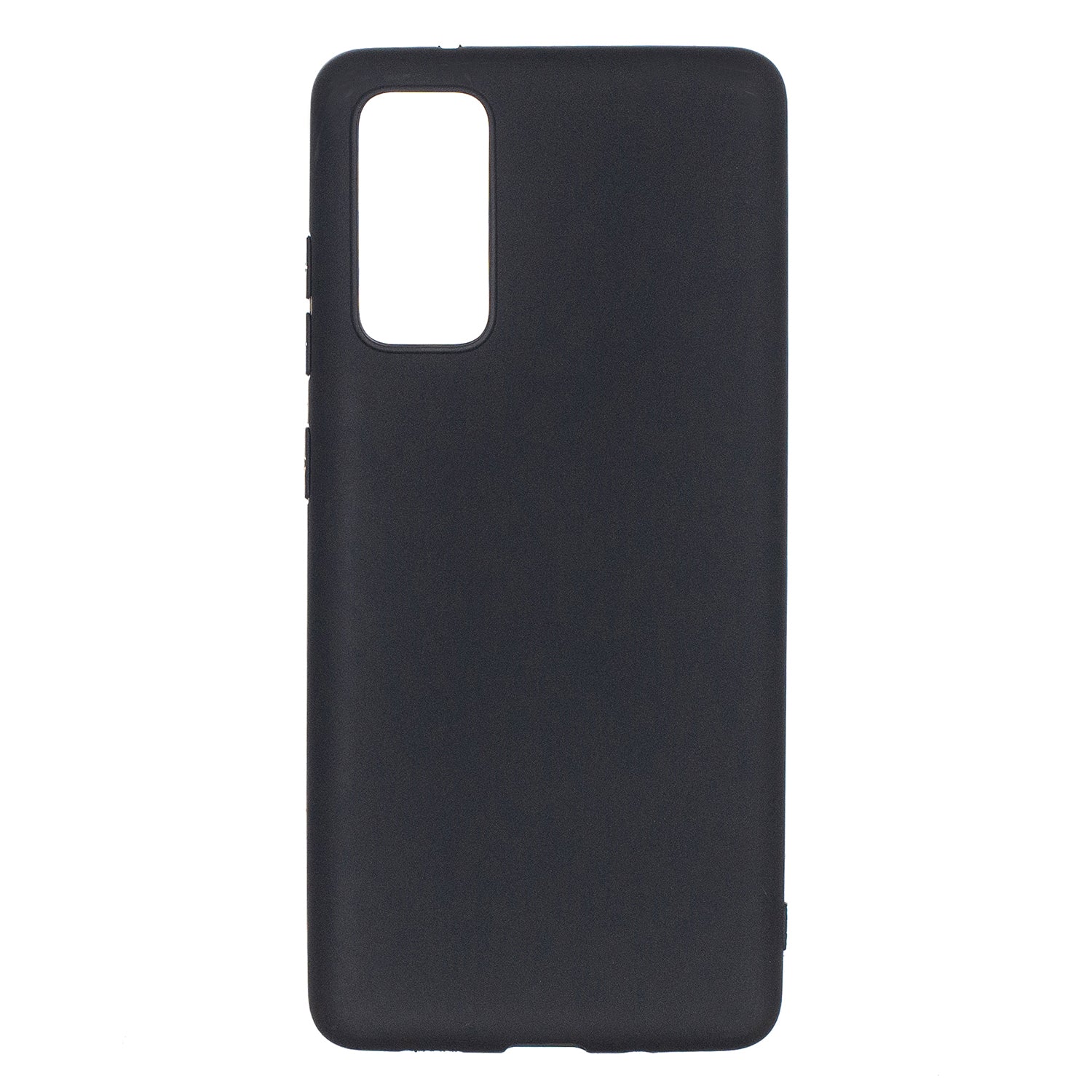 Pure Colour Matte Soft TPU Cover Phone Case for Samsung Galaxy S20 FE 4G/5G/2022/S20 Lite - Black