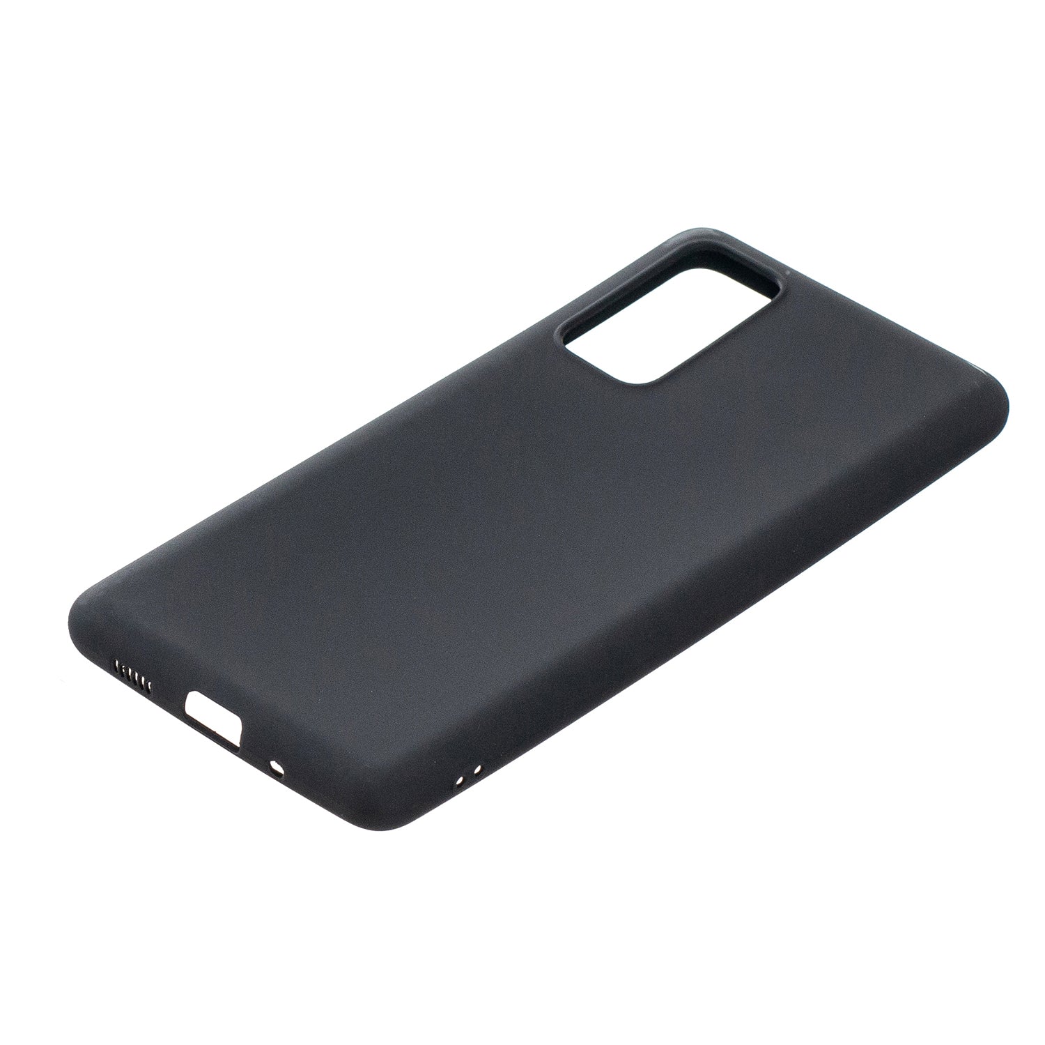 Pure Colour Matte Soft TPU Cover Phone Case for Samsung Galaxy S20 FE 4G/5G/2022/S20 Lite - Black