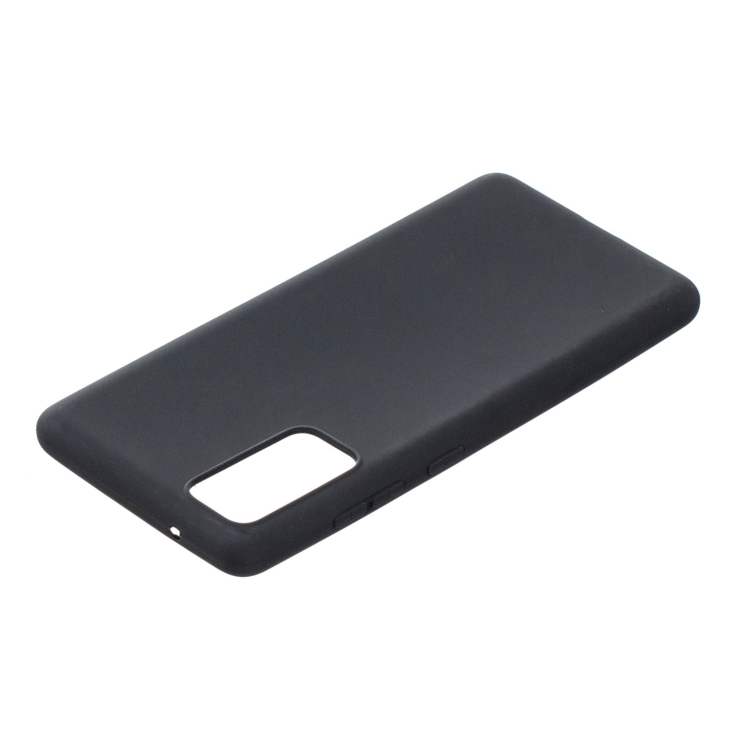 Pure Colour Matte Soft TPU Cover Phone Case for Samsung Galaxy S20 FE 4G/5G/2022/S20 Lite - Black