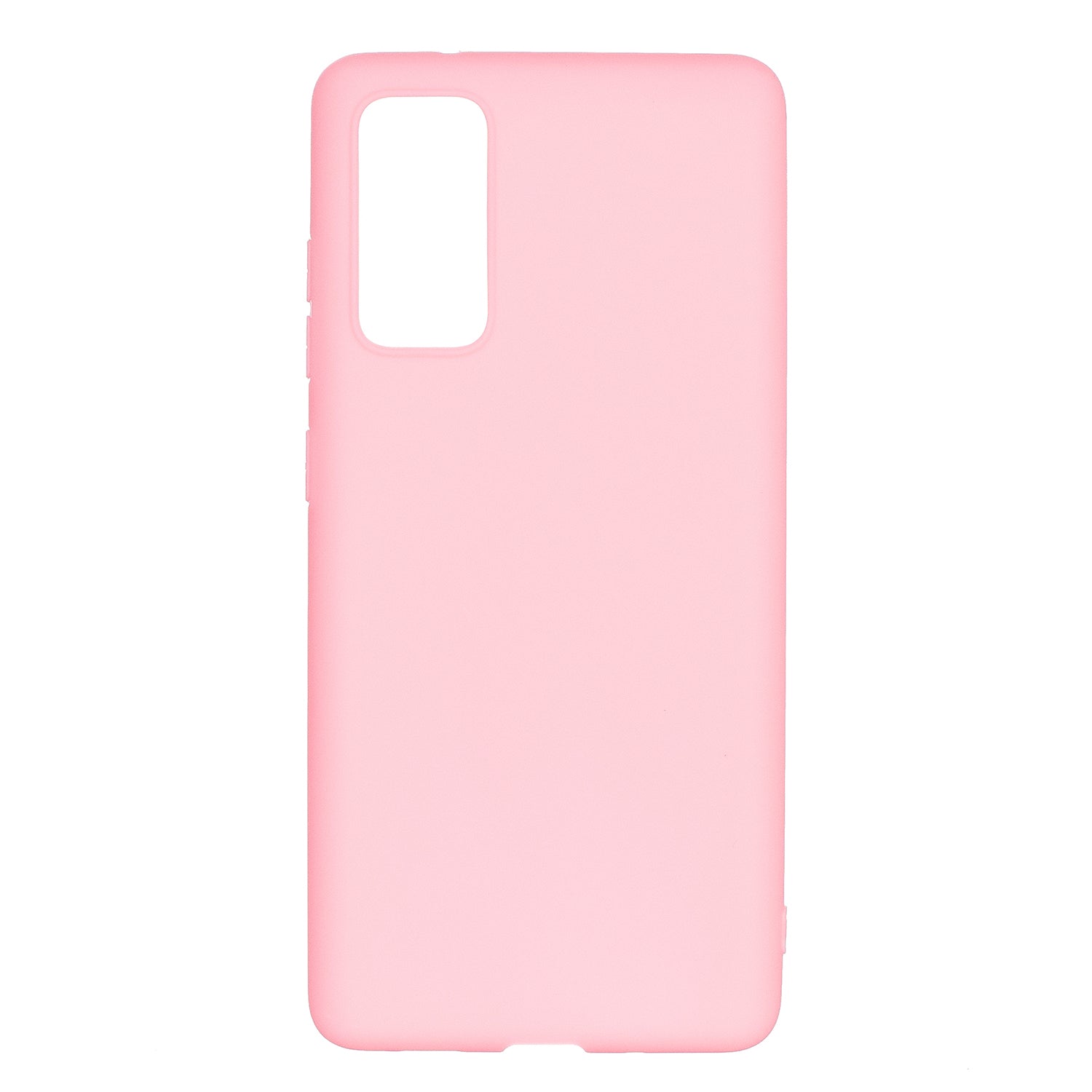 Pure Colour Matte Soft TPU Cover Phone Case for Samsung Galaxy S20 FE 4G/5G/2022/S20 Lite - Pink