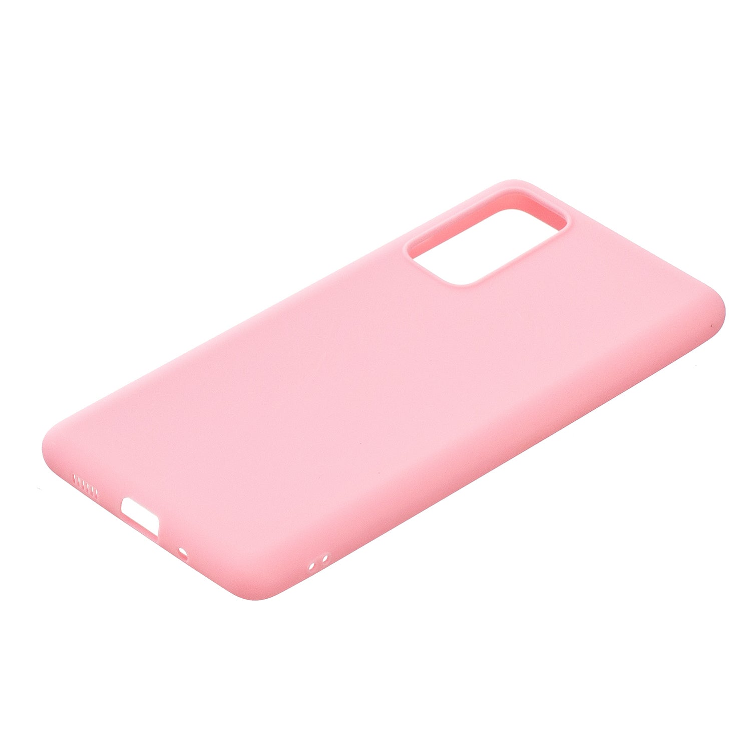 Pure Colour Matte Soft TPU Cover Phone Case for Samsung Galaxy S20 FE 4G/5G/2022/S20 Lite - Pink