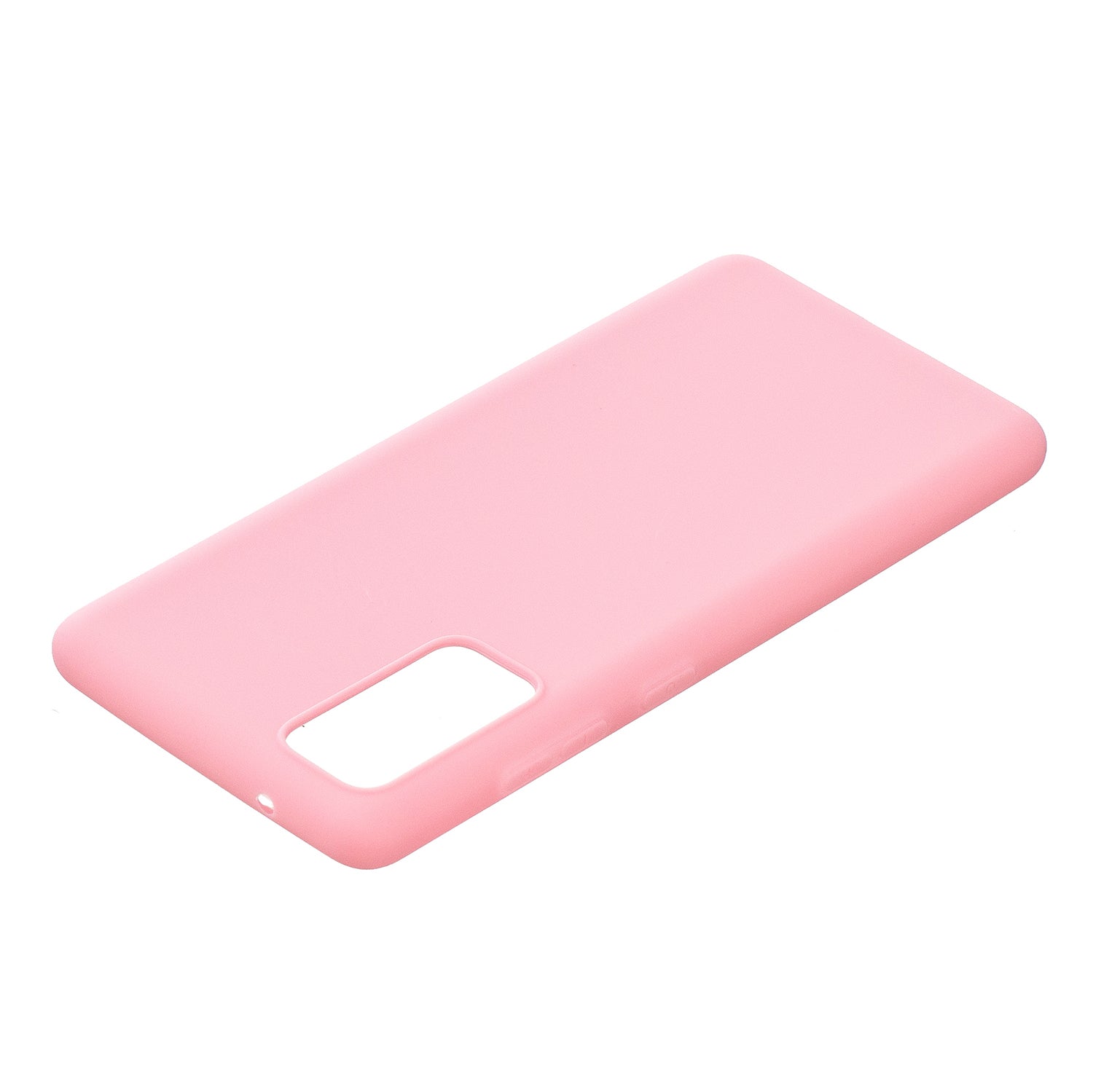 Pure Colour Matte Soft TPU Cover Phone Case for Samsung Galaxy S20 FE 4G/5G/2022/S20 Lite - Pink