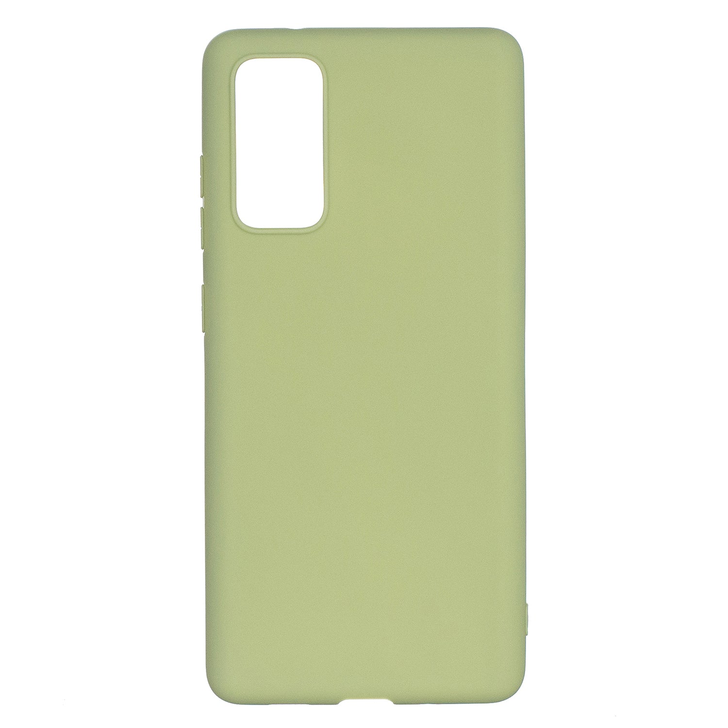 Pure Colour Matte Soft TPU Cover Phone Case for Samsung Galaxy S20 FE 4G/5G/2022/S20 Lite - Green