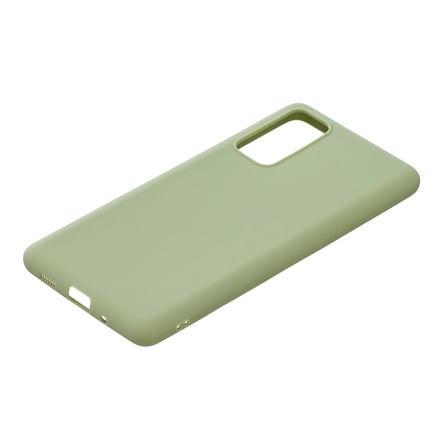 Pure Colour Matte Soft TPU Cover Phone Case for Samsung Galaxy S20 FE 4G/5G/2022/S20 Lite - Green