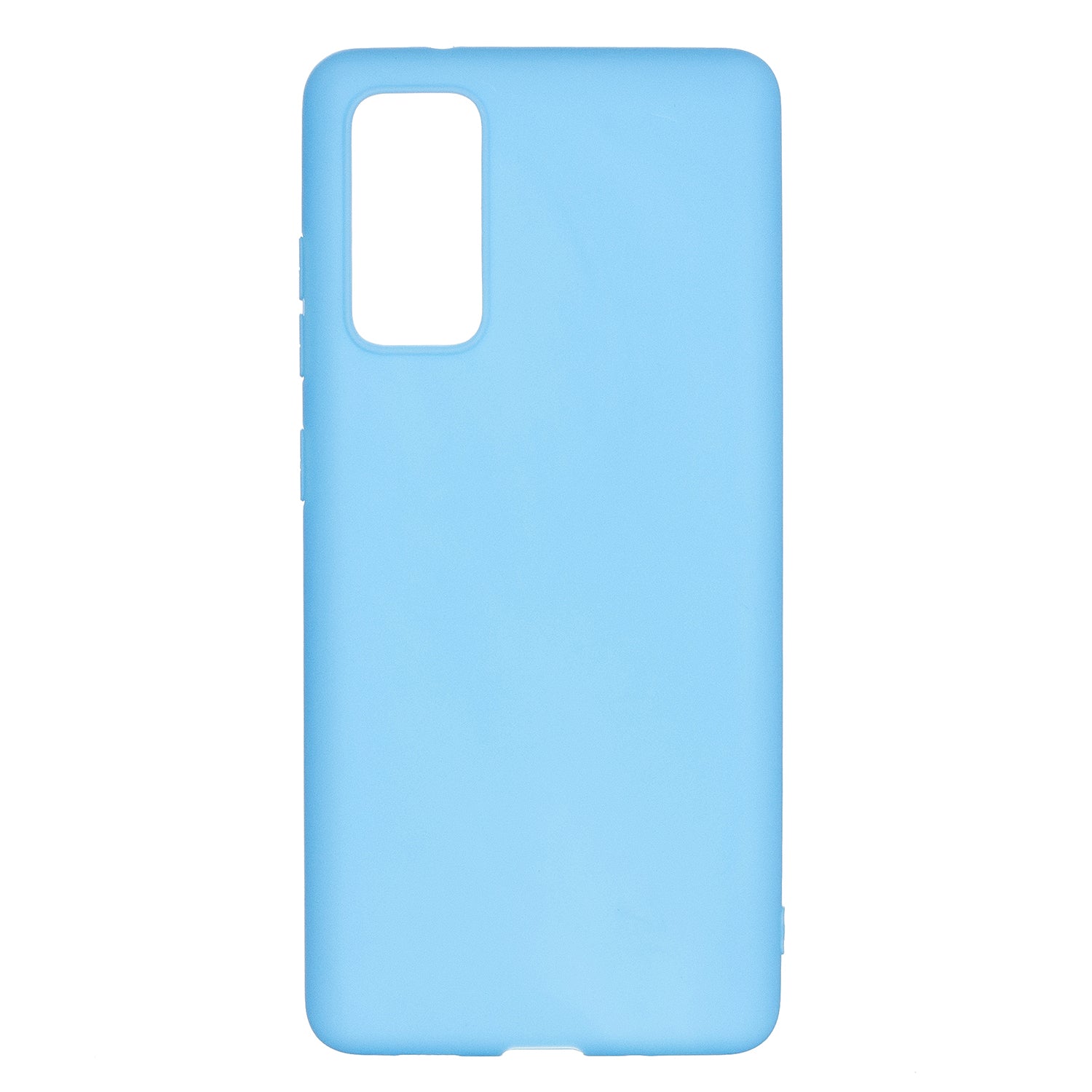 Pure Colour Matte Soft TPU Cover Phone Case for Samsung Galaxy S20 FE 4G/5G/2022/S20 Lite - Baby Blue