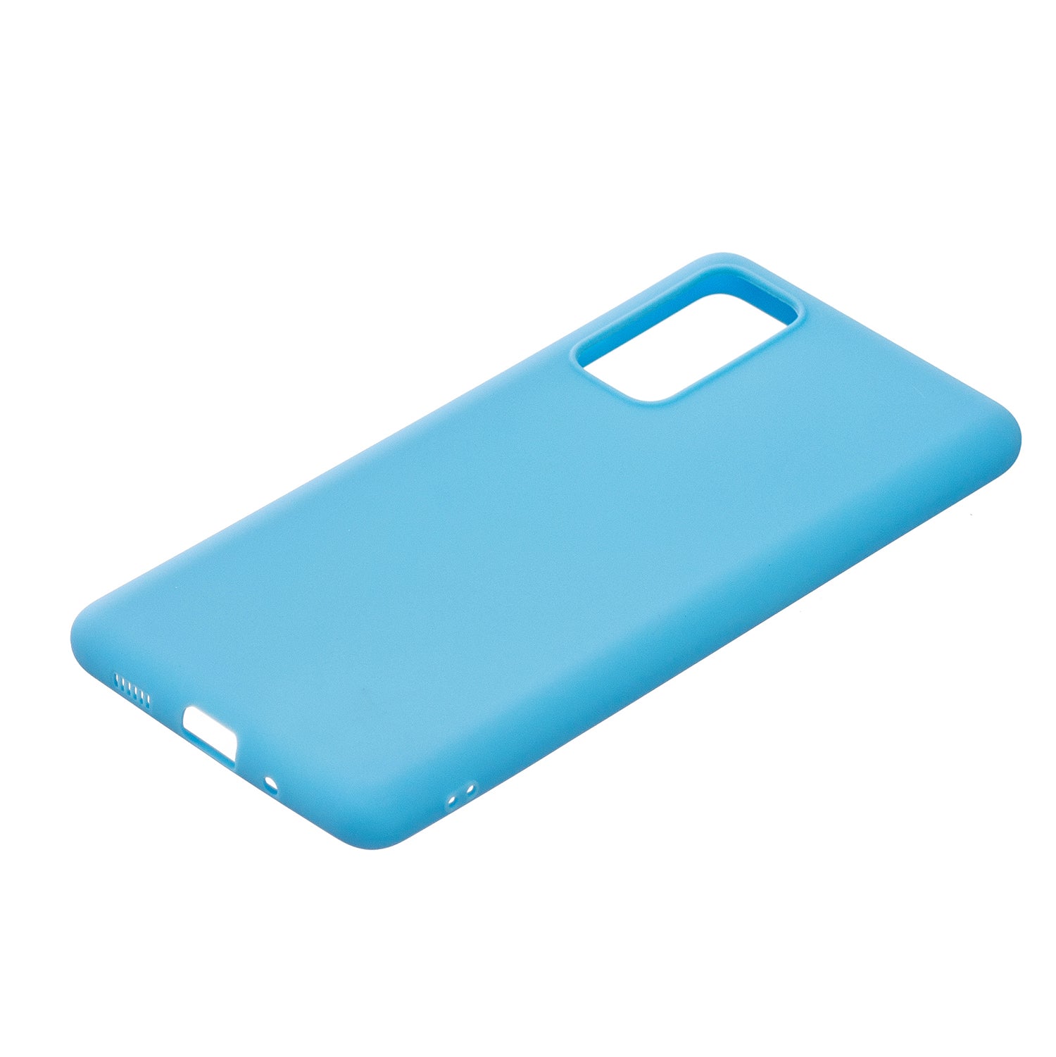 Pure Colour Matte Soft TPU Cover Phone Case for Samsung Galaxy S20 FE 4G/5G/2022/S20 Lite - Baby Blue