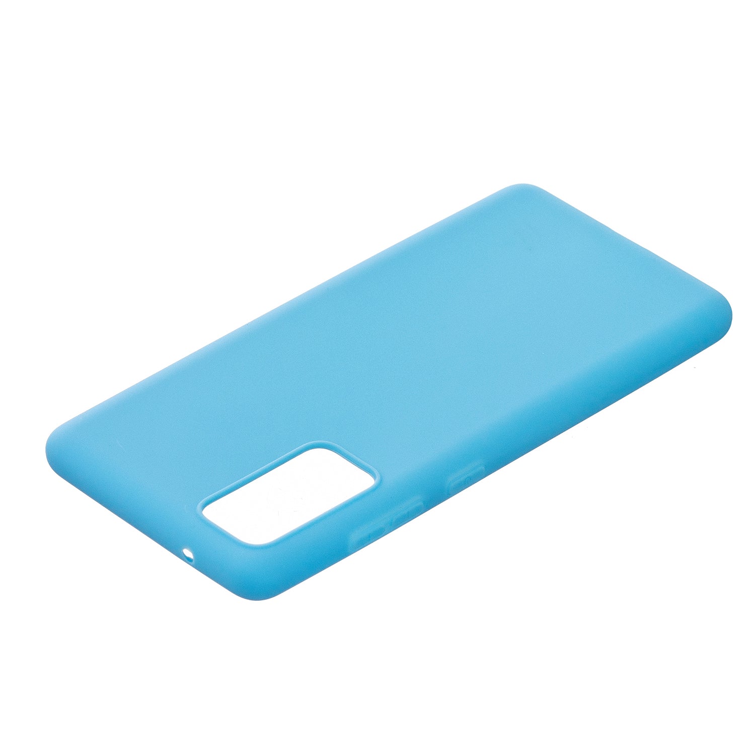 Pure Colour Matte Soft TPU Cover Phone Case for Samsung Galaxy S20 FE 4G/5G/2022/S20 Lite - Baby Blue