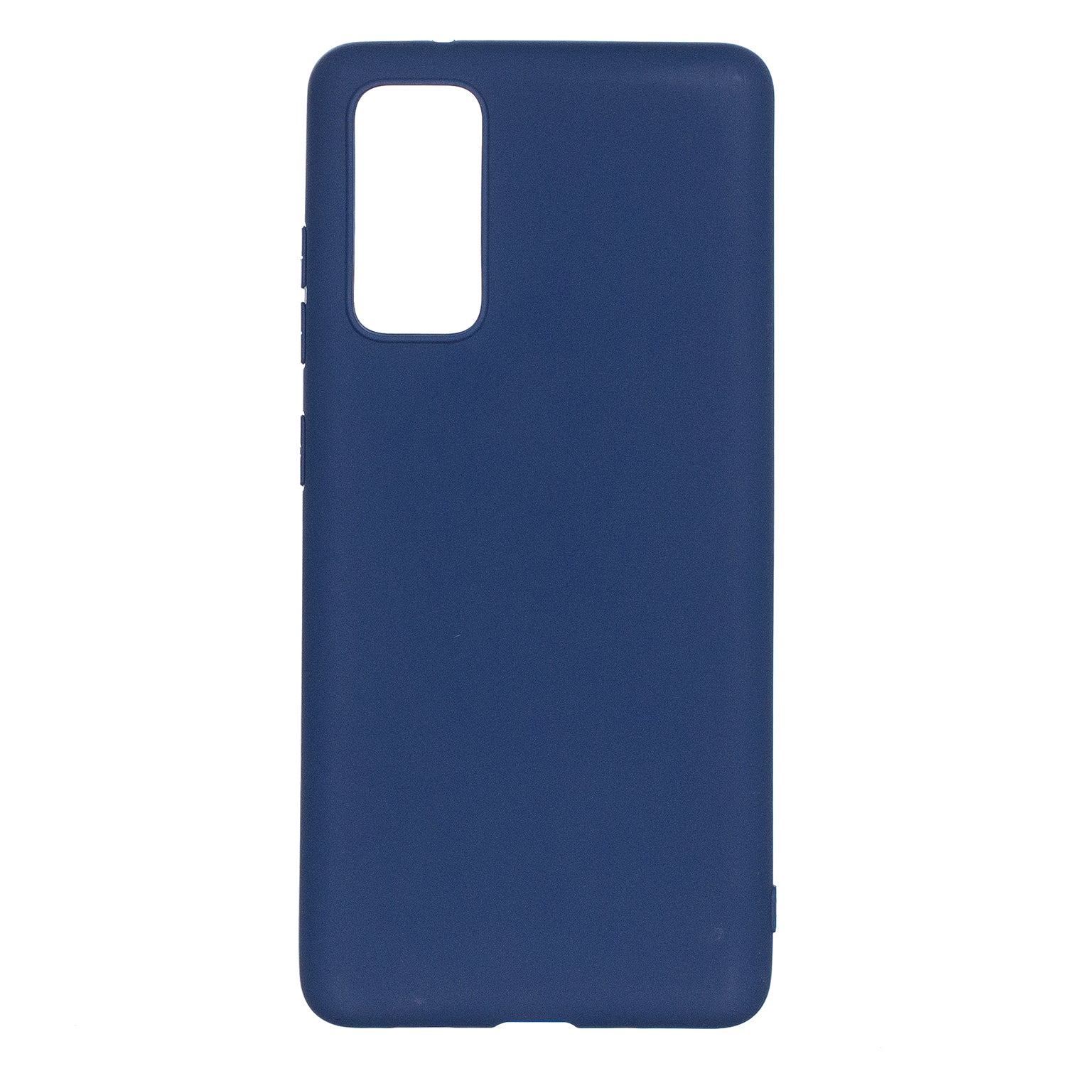 Pure Colour Matte Soft TPU Cover Phone Case for Samsung Galaxy S20 FE 4G/5G/2022/S20 Lite - Dark Blue