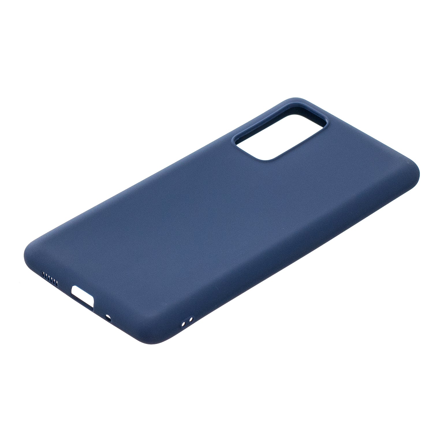 Pure Colour Matte Soft TPU Cover Phone Case for Samsung Galaxy S20 FE 4G/5G/2022/S20 Lite - Dark Blue