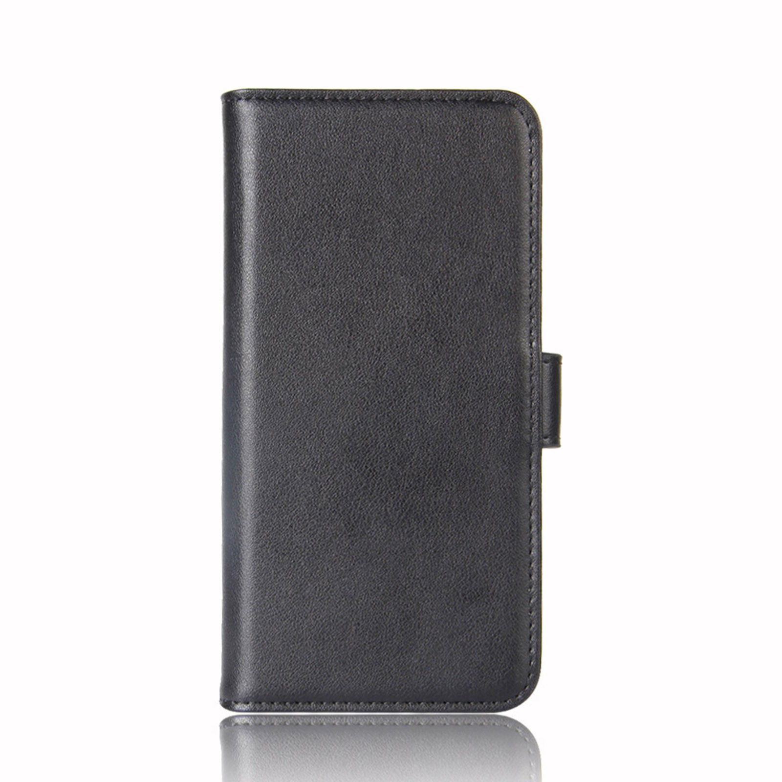 Split Leather Wallet Stand Protective Shell for Samsung Galaxy S20 FE 4G/5G/2022/S20 Lite - Black