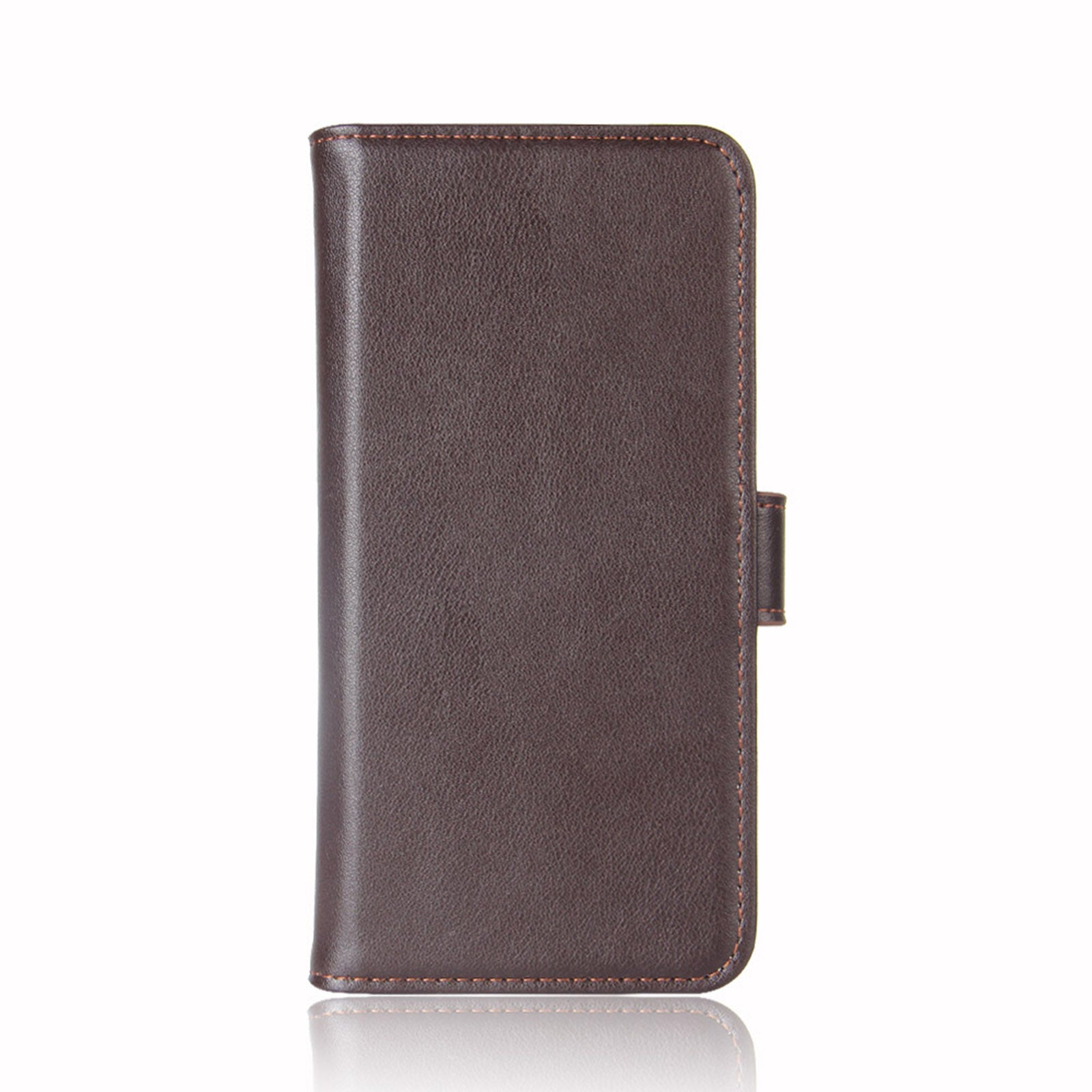 Split Leather Wallet Stand Protective Shell for Samsung Galaxy S20 FE 4G/5G/2022/S20 Lite - Brown