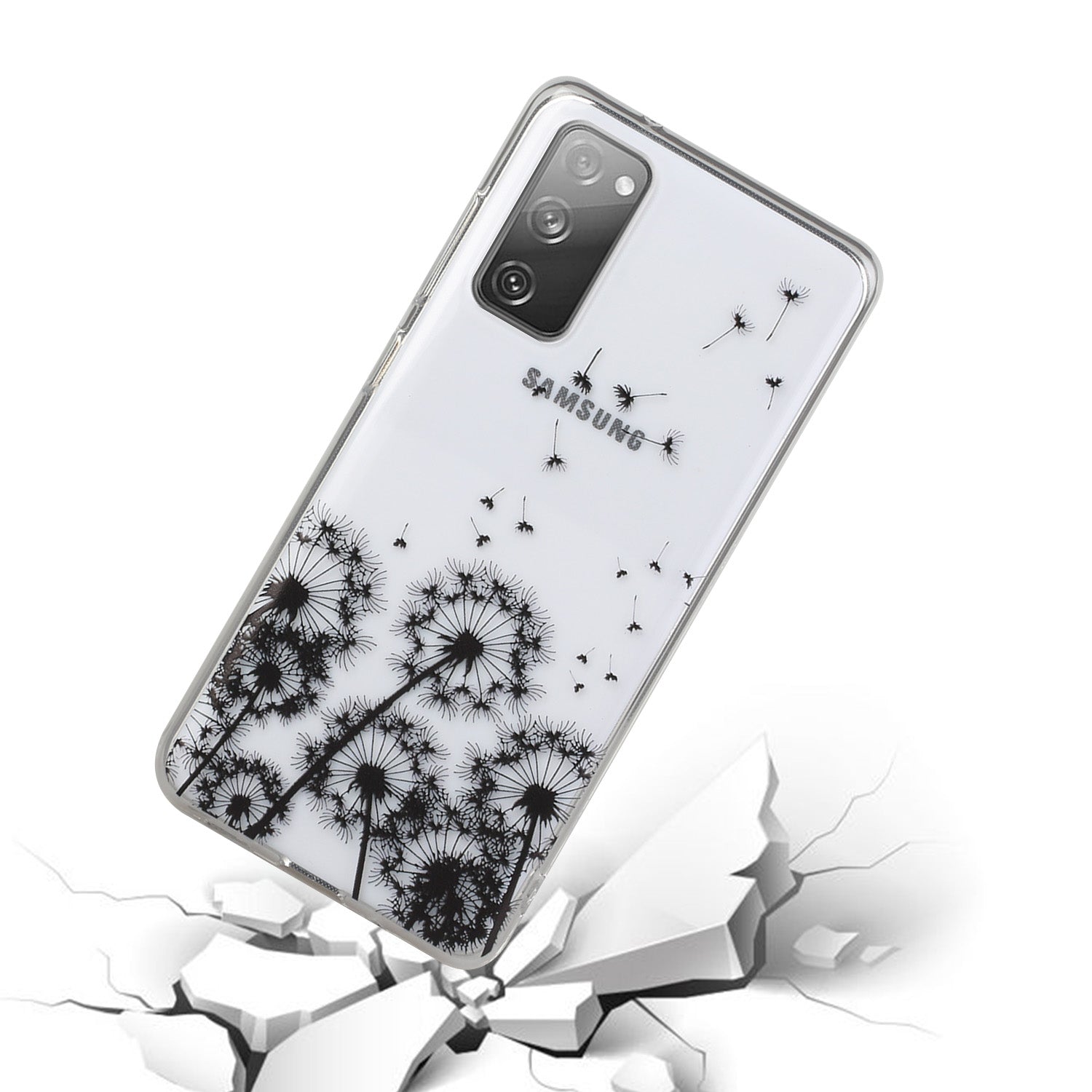 Patterned TPU Case for Samsung Galaxy S20 FE 4G/5G/2022/S20 Lite Cover - Dandelion