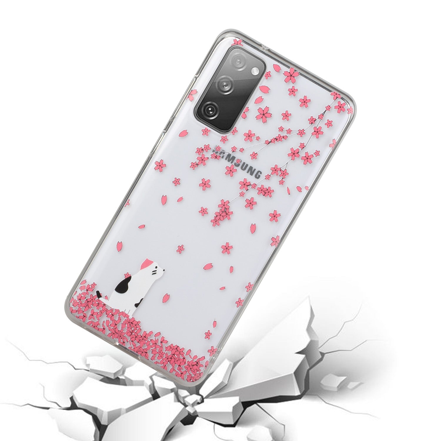 Patterned TPU Case for Samsung Galaxy S20 FE 4G/5G/2022/S20 Lite Cover - Vivid Flower