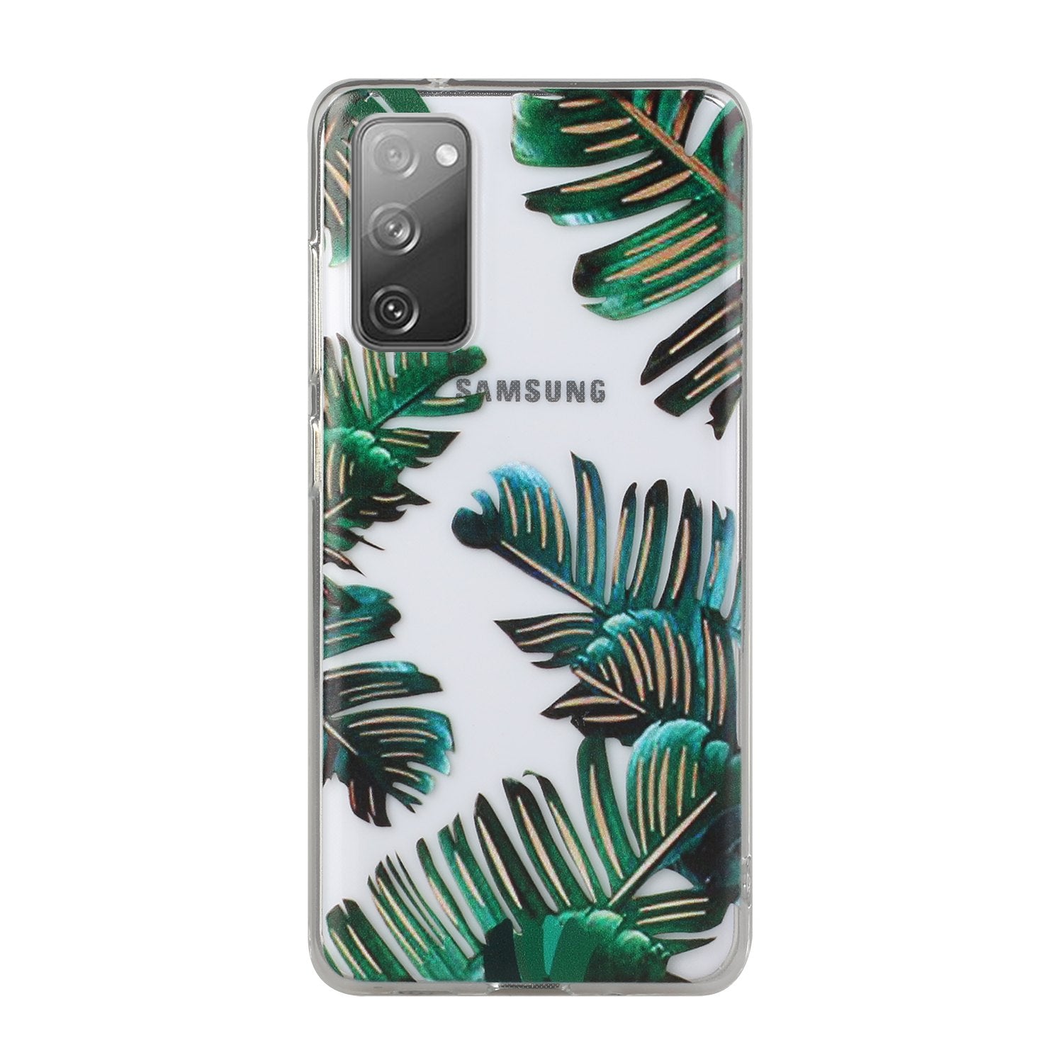 Patterned TPU Case for Samsung Galaxy S20 FE 4G/5G/2022/S20 Lite Cover - Banana Leaves