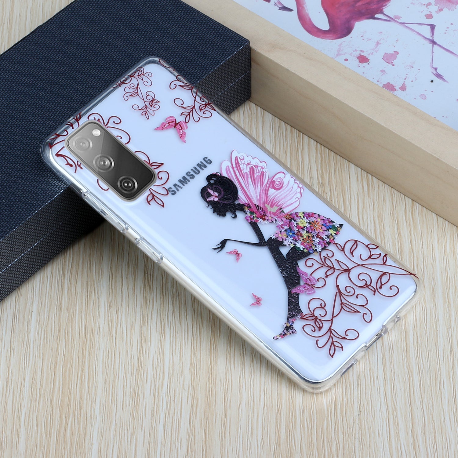 Patterned TPU Case for Samsung Galaxy S20 FE 4G/5G/2022/S20 Lite Cover - Flowered Beauty