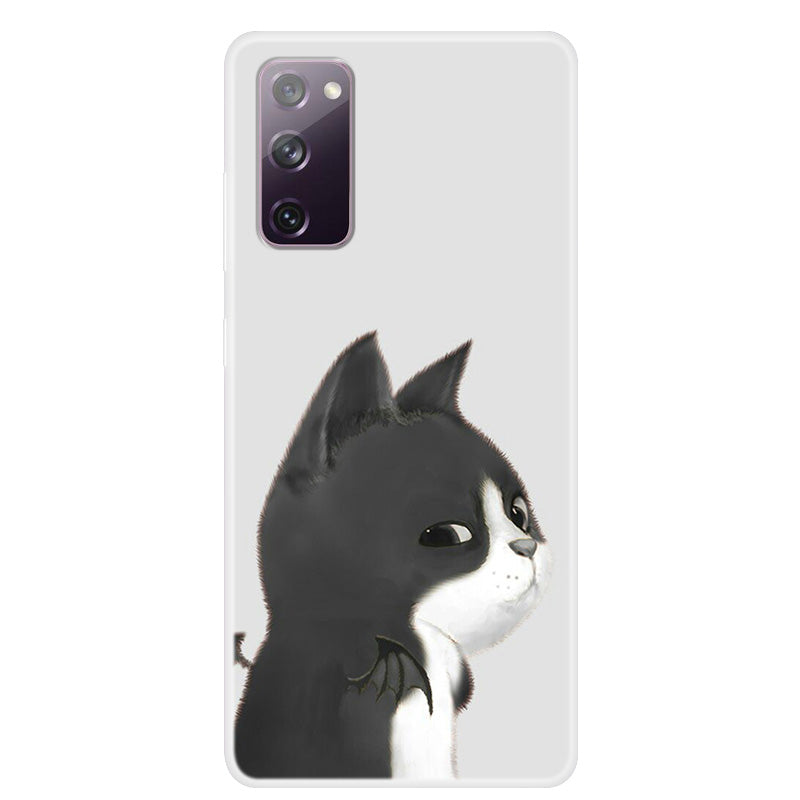 Patterned TPU Soft Case for Samsung Galaxy S20 FE/S20 Fan Edition/S20 FE 5G/S20 Fan Edition 5G - Cat