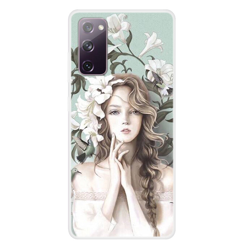 Patterned TPU Soft Case for Samsung Galaxy S20 FE/S20 Fan Edition/S20 FE 5G/S20 Fan Edition 5G - Beauty