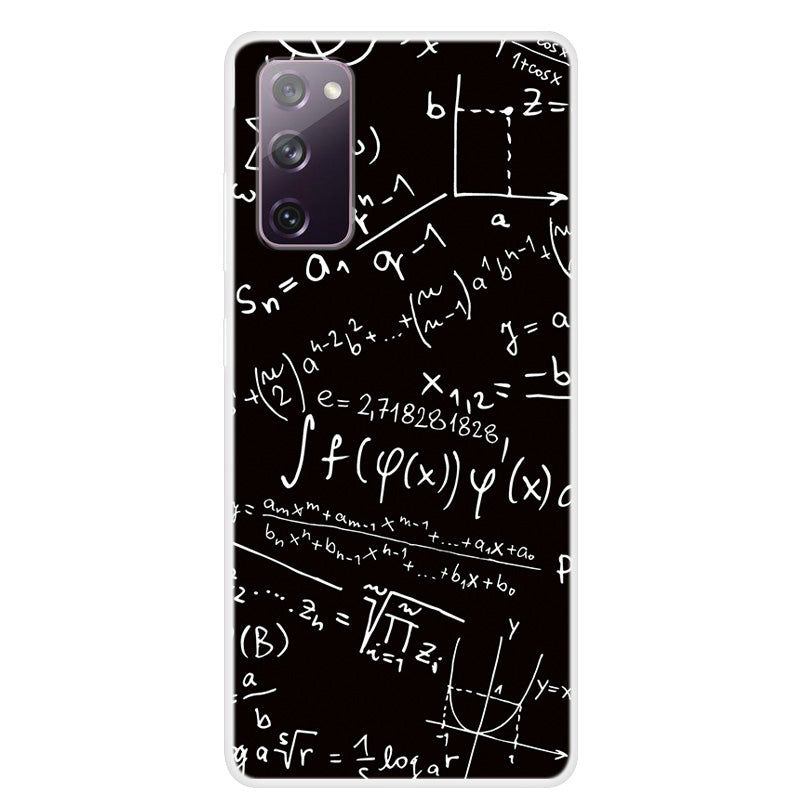 Patterned TPU Soft Case for Samsung Galaxy S20 FE/S20 Fan Edition/S20 FE 5G/S20 Fan Edition 5G - Math