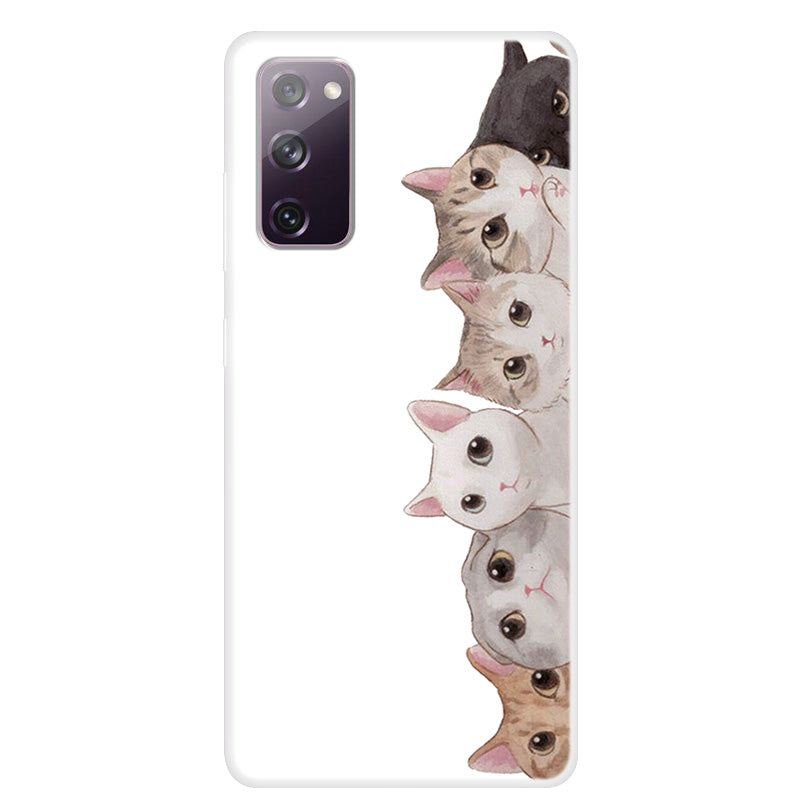 Patterned TPU Soft Case for Samsung Galaxy S20 FE/S20 Fan Edition/S20 FE 5G/S20 Fan Edition 5G - Cute Cats