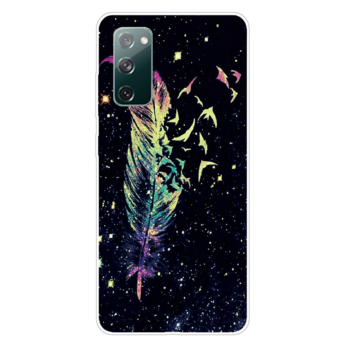 High Transmittance Patterned Shell for Samsung Galaxy S20 FE 4G/5G/2022/S20 Lite TPU Case -  Feather