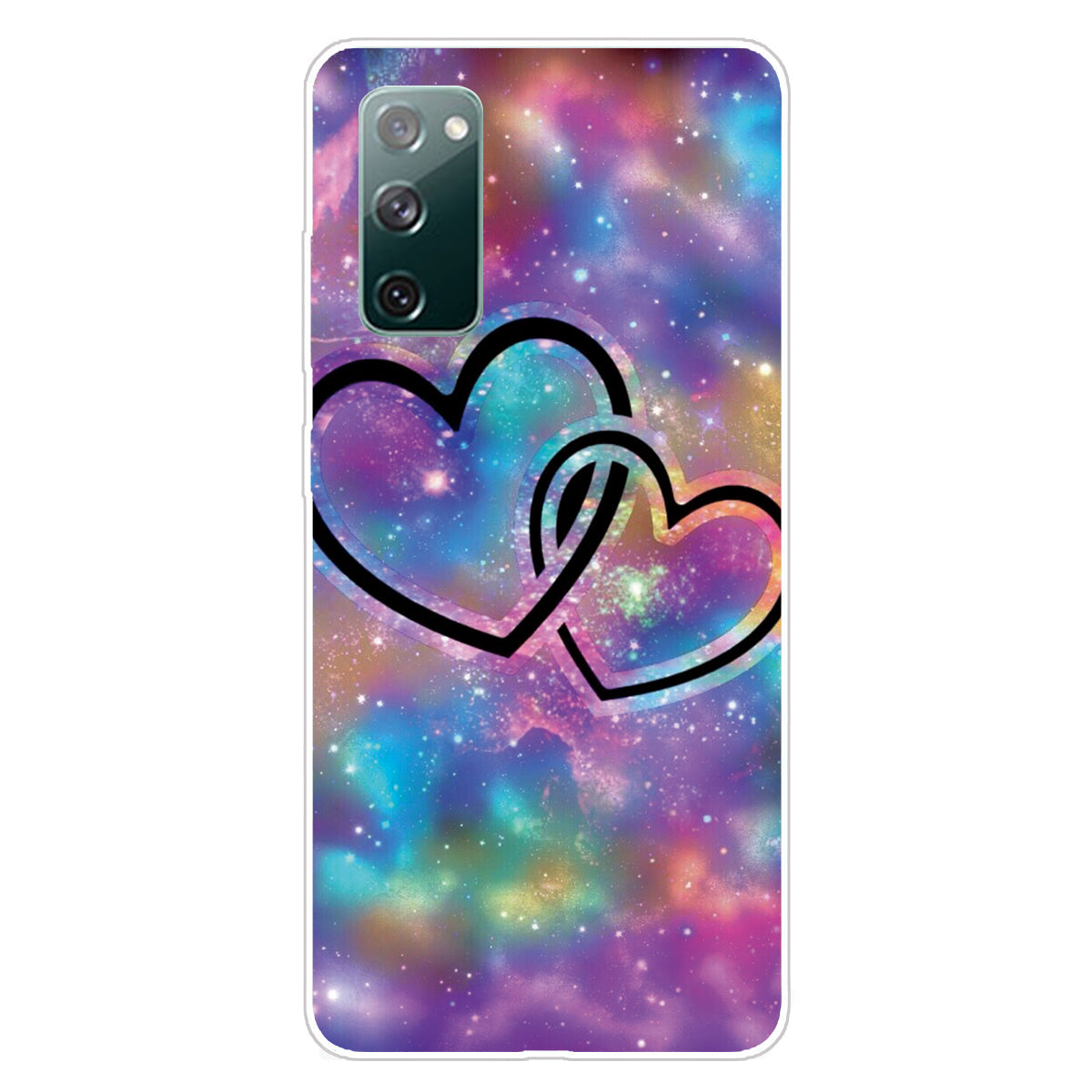 High Transmittance Patterned Shell for Samsung Galaxy S20 FE 4G/5G/2022/S20 Lite TPU Case - Heart