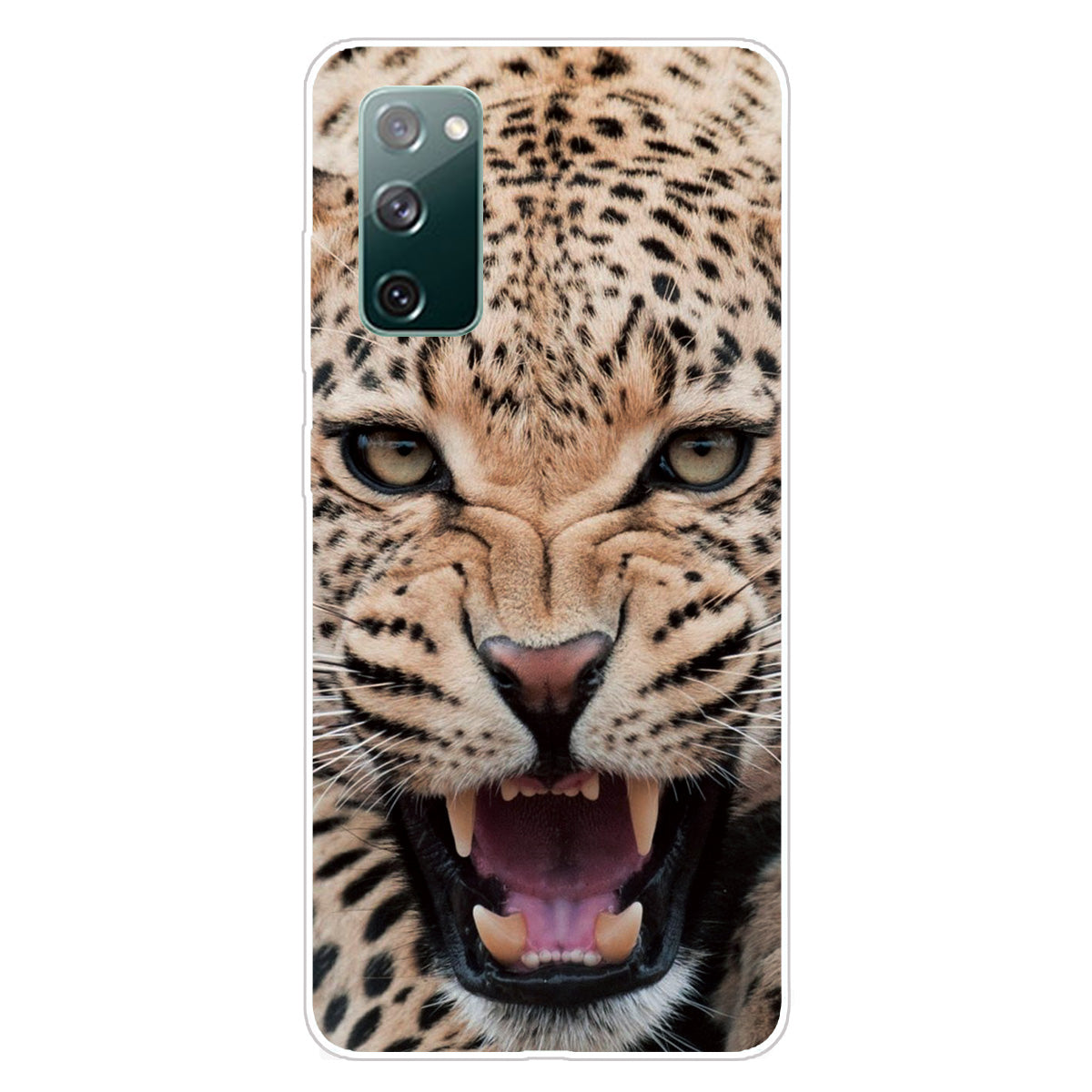 High Transmittance Patterned Shell for Samsung Galaxy S20 FE 4G/5G/2022/S20 Lite TPU Case - Leopard