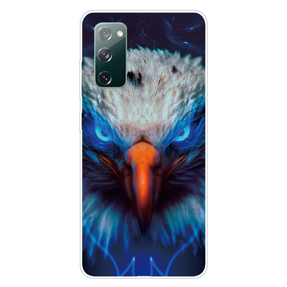 High Transmittance Patterned Shell for Samsung Galaxy S20 FE 4G/5G/2022/S20 Lite TPU Case - Eagle