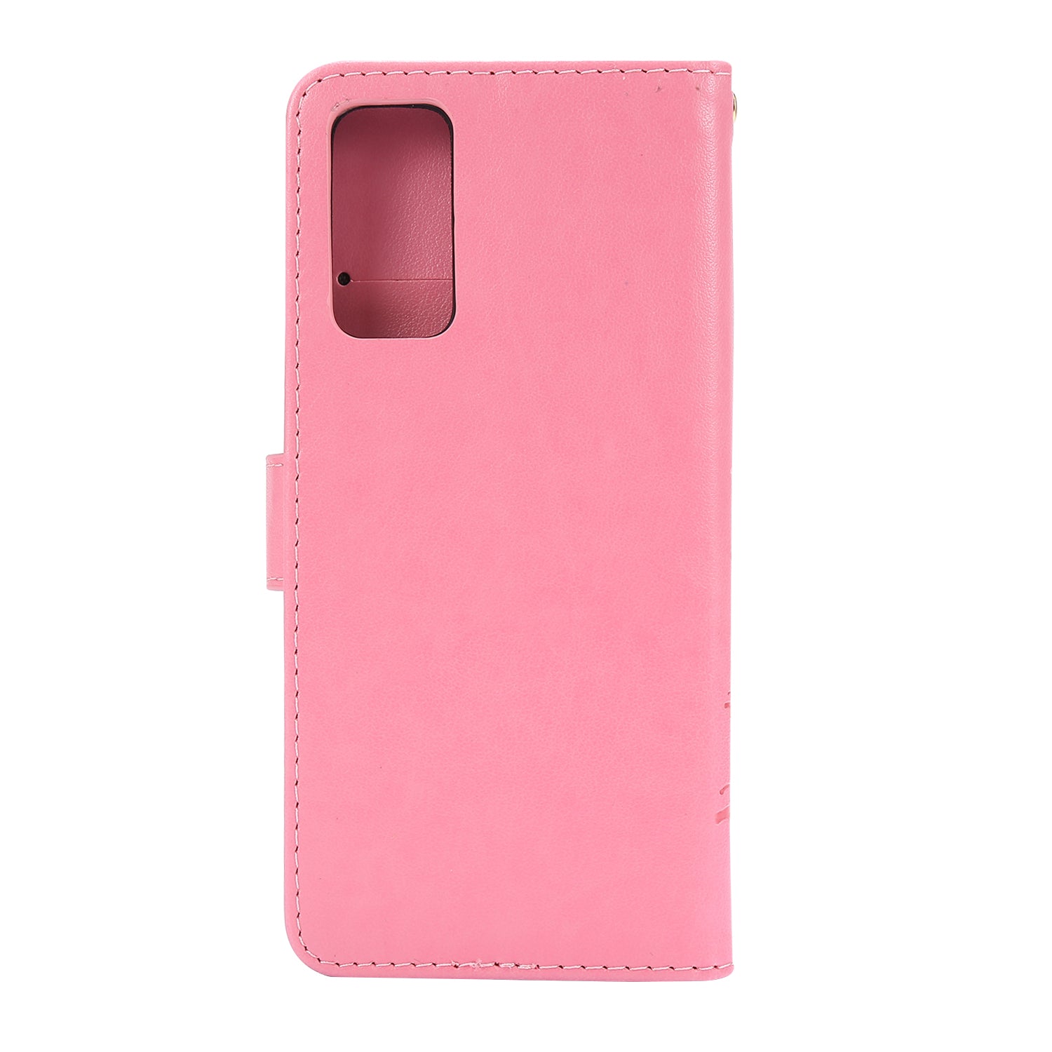 For Samsung Galaxy S20 FE 4G/5G/S20 Lite/S20 FE 2022 Butterfly Flower Imprinting Leather Wallet Case - Pink