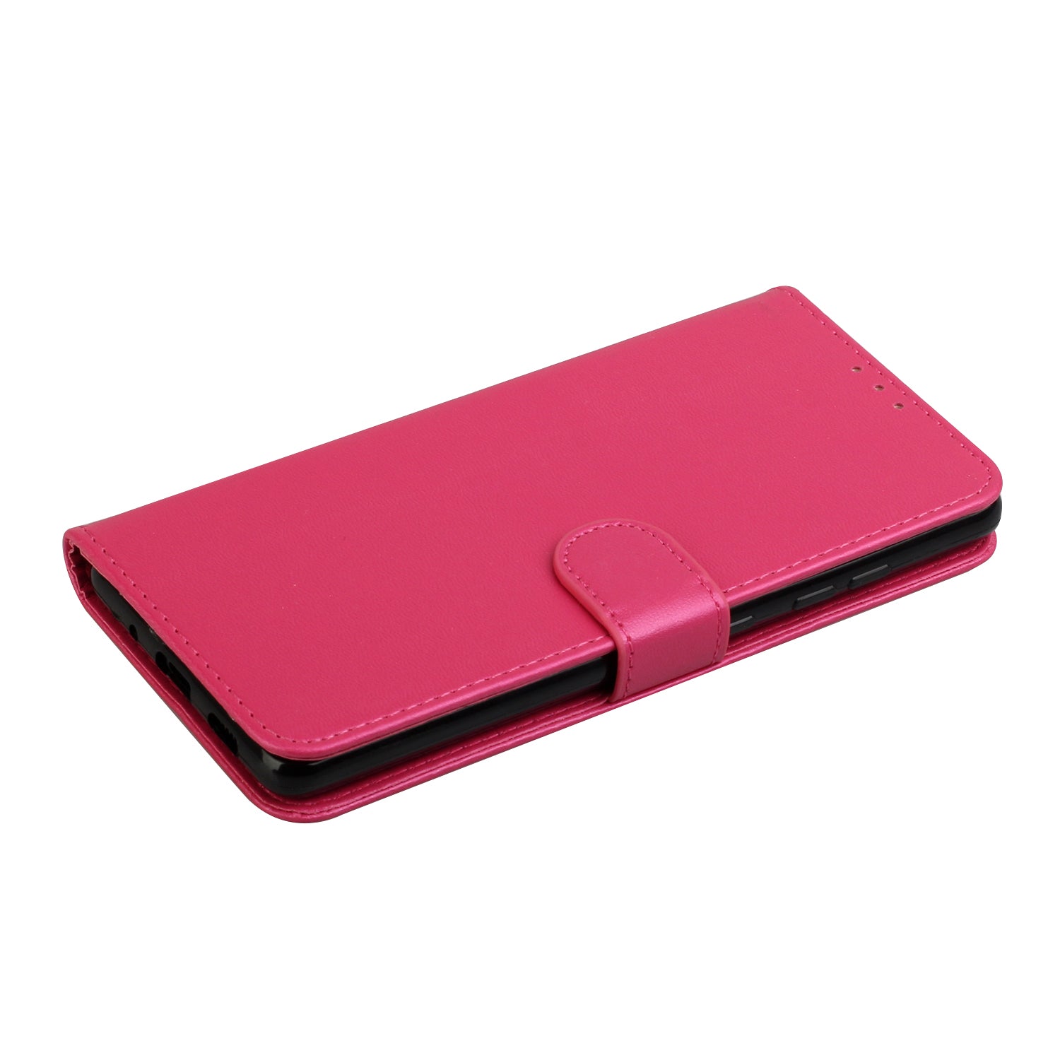 For Samsung Galaxy S20 FE 4G/5G/S20 Lite/S20 FE 2022 Solid Color Style with Card Slots Leather Shell - Rose