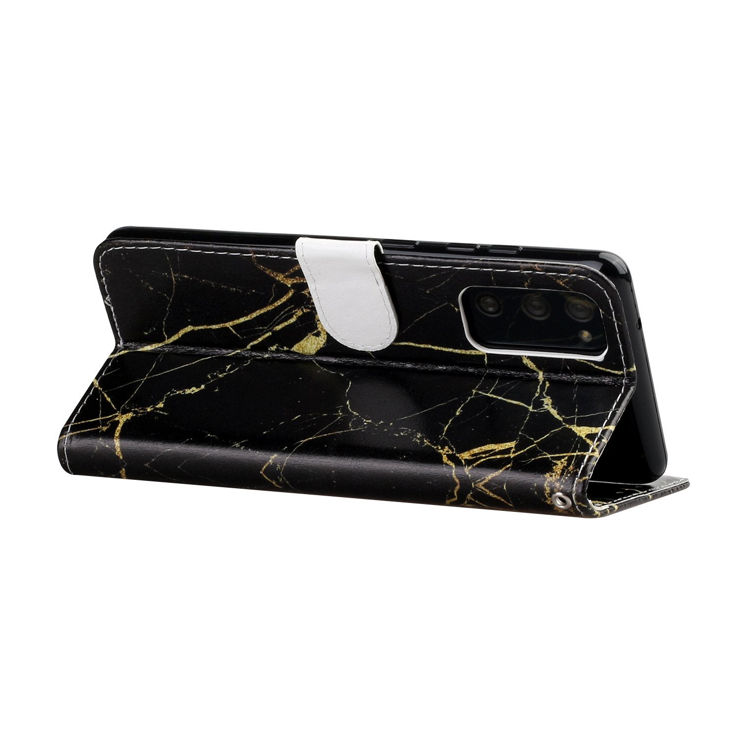 For Samsung Galaxy S20 FE 4G/5G/S20 Lite/S20 FE 2022 Pattern Printing Wallet Leather Protector Cover - Marbling Texture