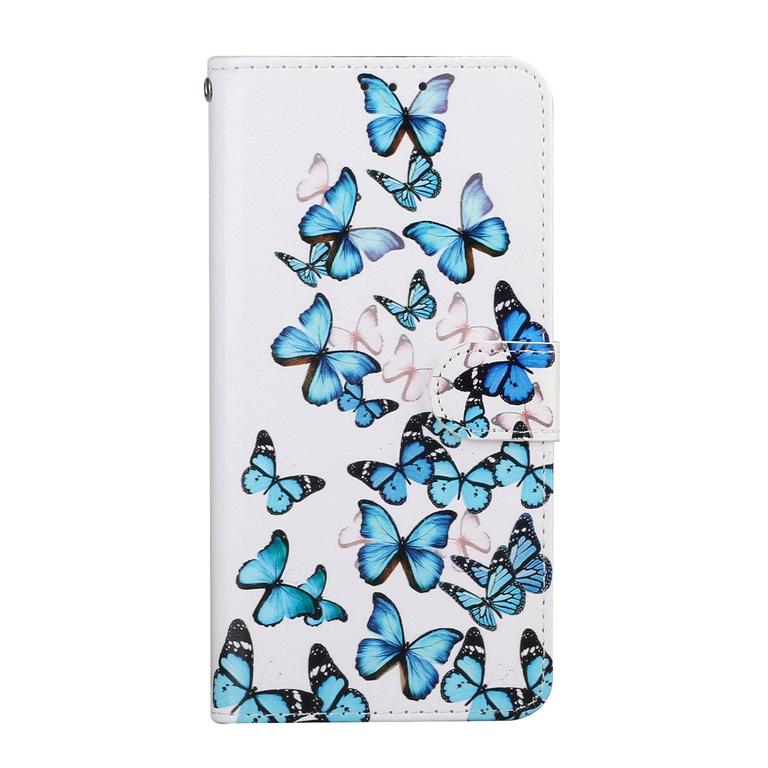 For Samsung Galaxy S20 FE 4G/5G/S20 Lite/S20 FE 2022 Pattern Printing Wallet Leather Protector Cover - Butterfly